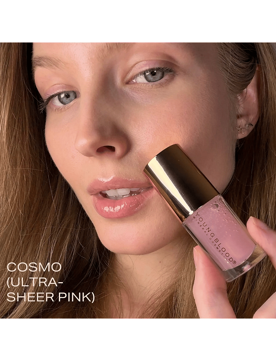 Youngblood Mineral Cosmetics - YB EverGlow™ Peptide Plumping Lip Oil - bliv klar til date night - cosmo - 3