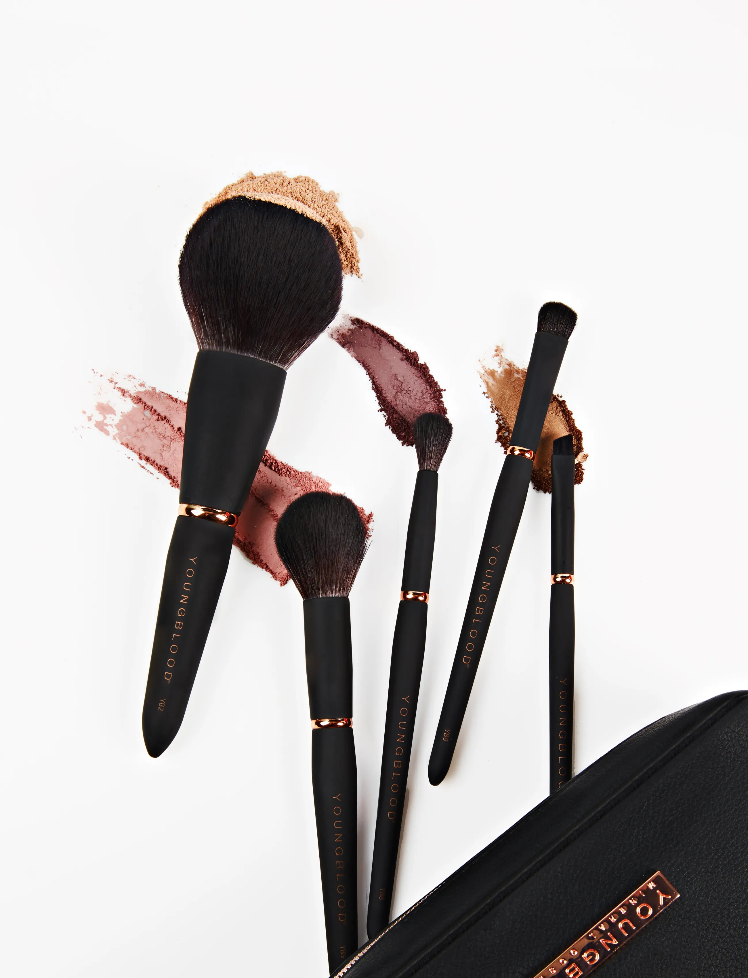 Youngblood Mineral Cosmetics - YB Powder Brush - YB2 - smink - clear - 1