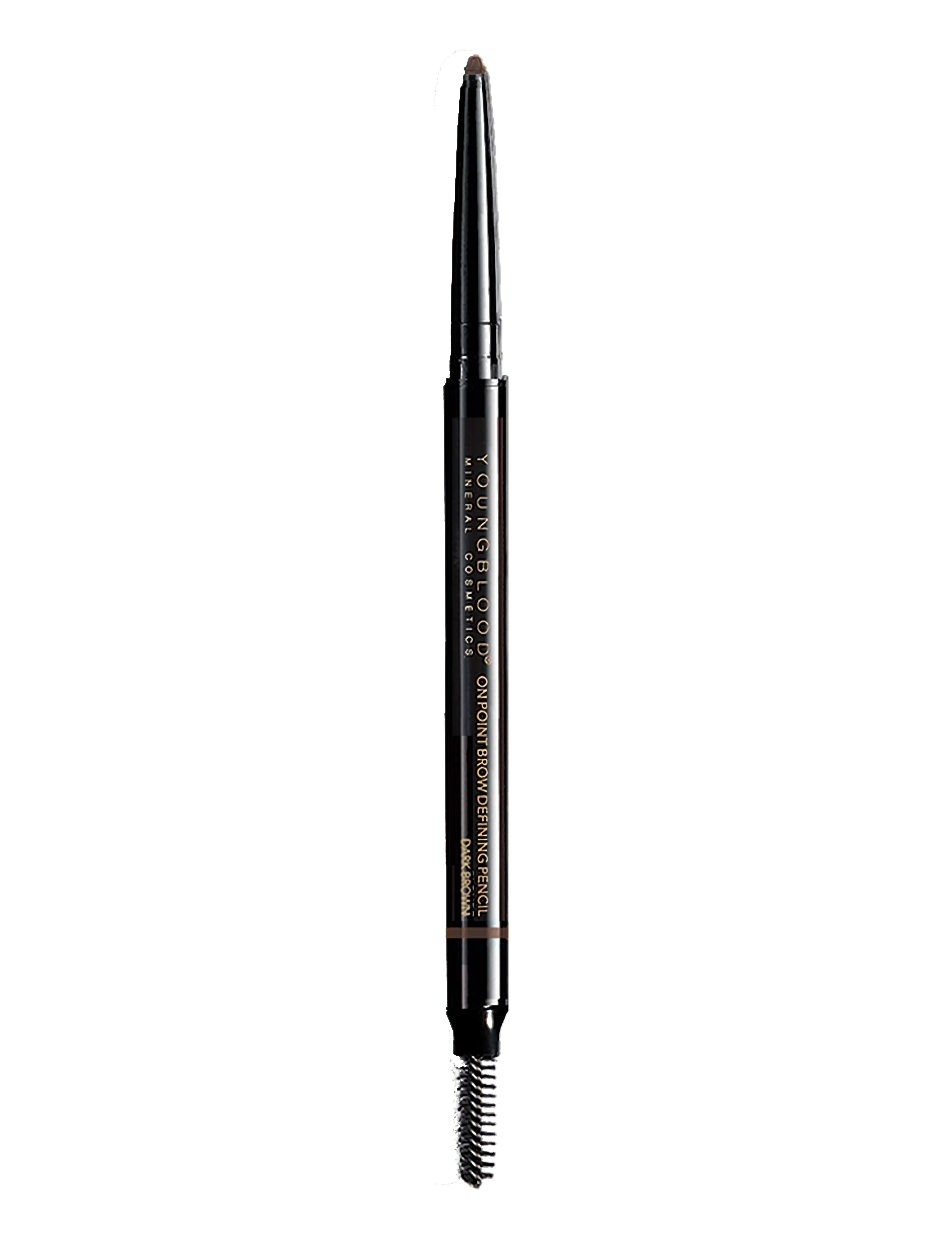 Youngblood Mineral Cosmetics YB On Point Brow Defining Pencil - Dark - Øjenbrynsblyanter - DARK BROWN / brown