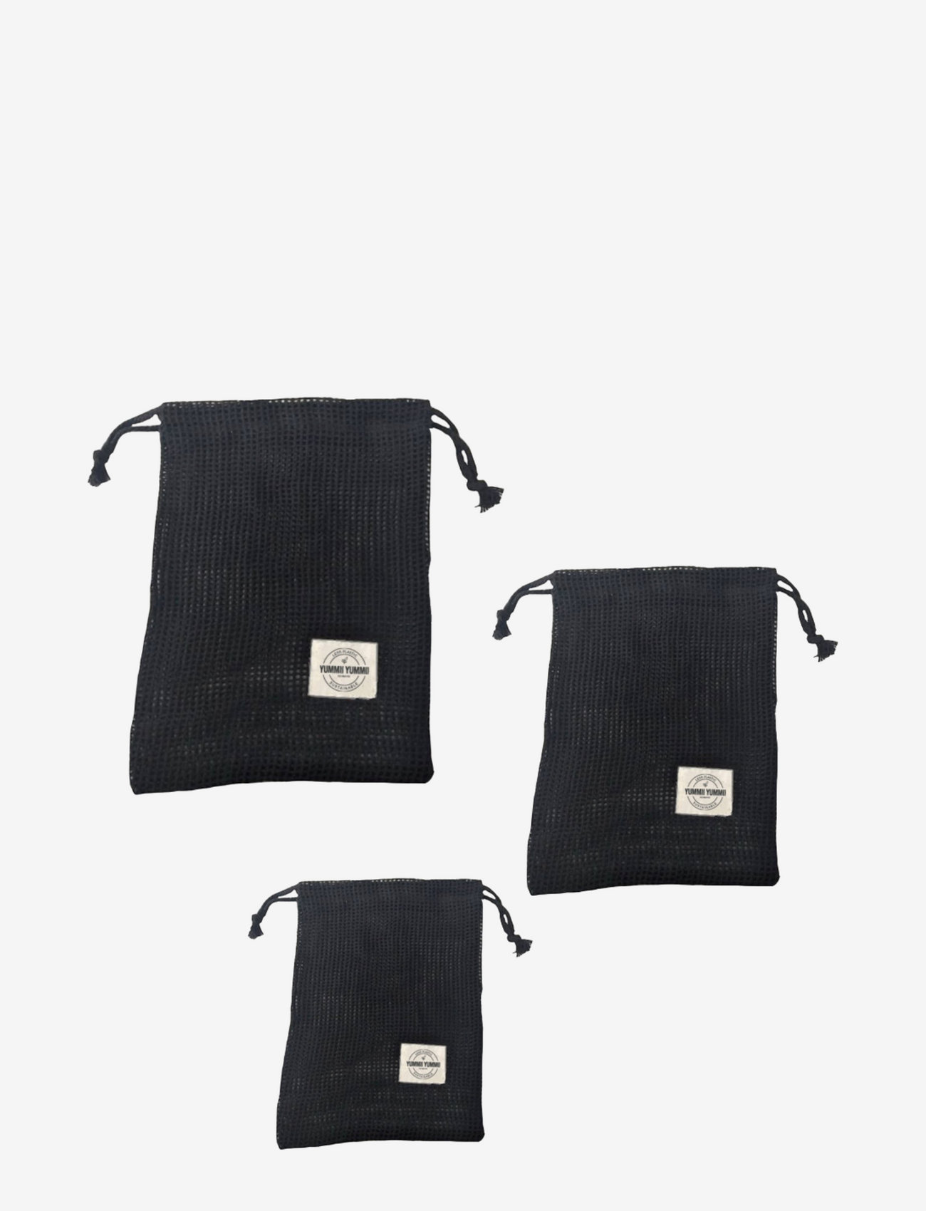 Yummii Yummii - 3 pcs. Reusable bags - najniższe ceny - black - 0