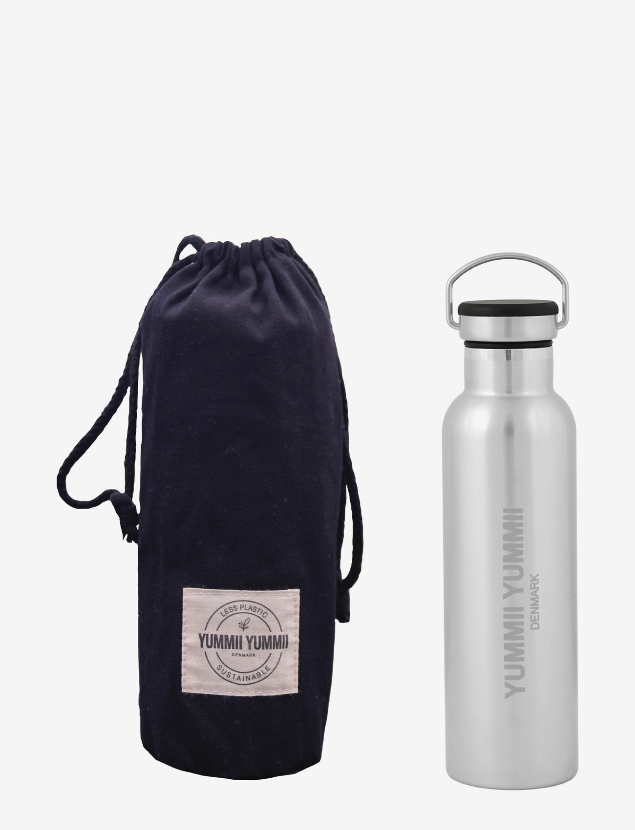 Yummii Yummii - Thermo Bottle (600 ml) - Black bamboo lid - no colour - 0