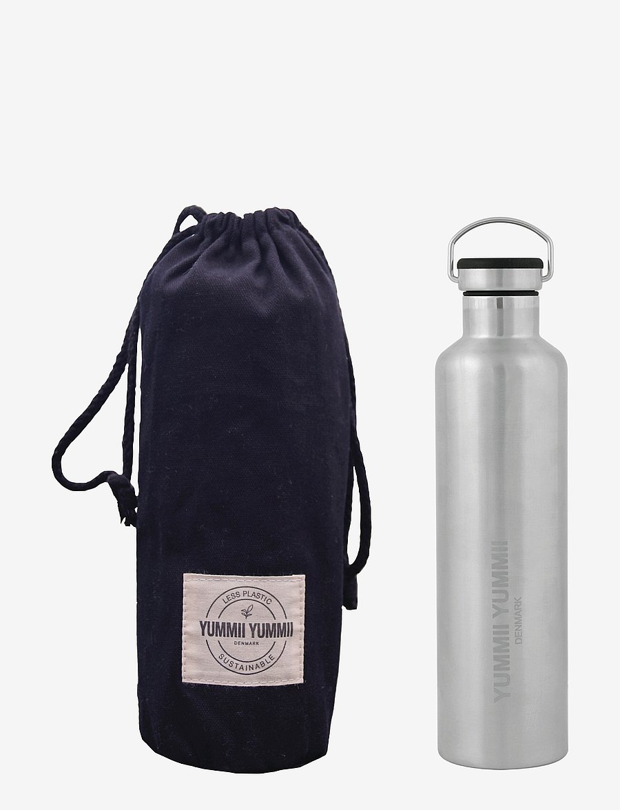 Yummii Yummii - Thermo Bottle (1000 ml) - Black bamboo lid - no colour - 0