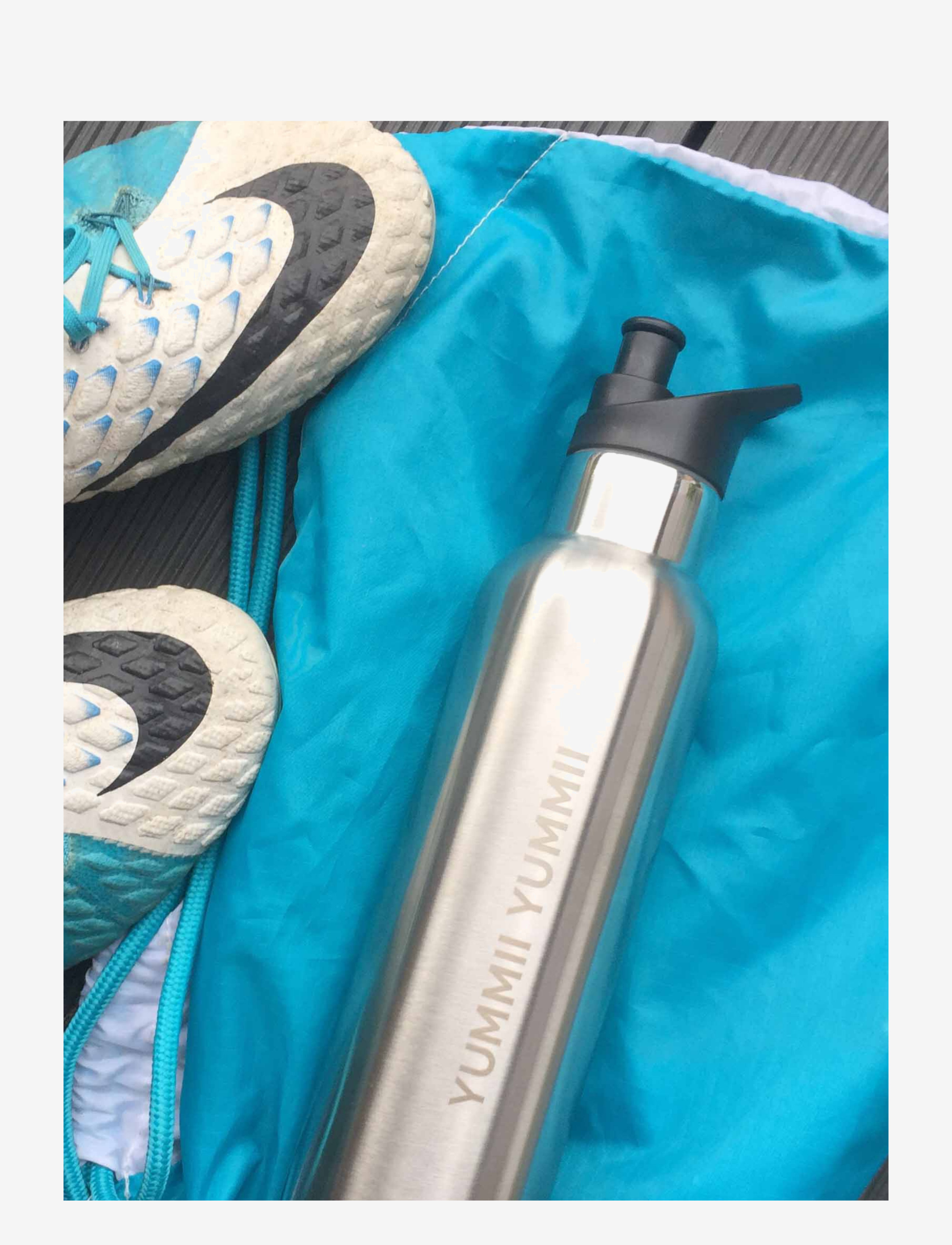 Yummii Yummii - Thermo Bottle (1000 ml) - Black bamboo lid - no colour - 5