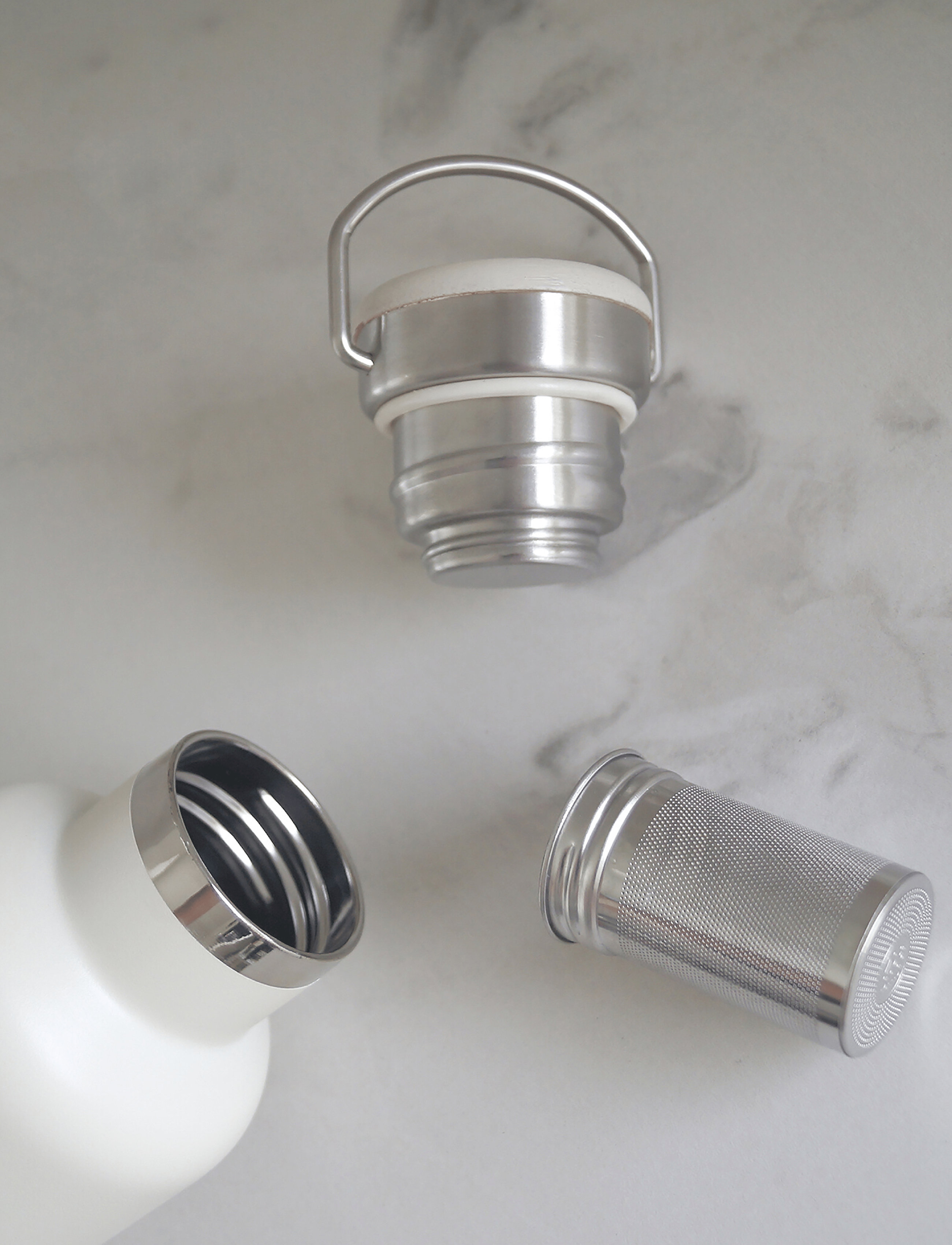 Yummii Yummii - Thermobottle Large - pearl white - 2