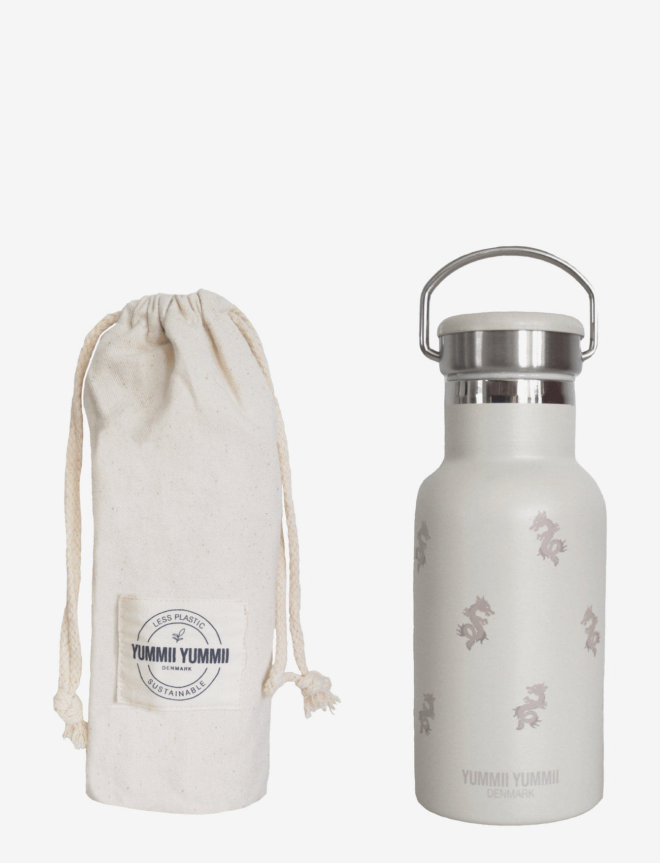 Yummii Yummii - Dragon Thermobottle small - sommerschnäppchen - pearl white w. print - 0