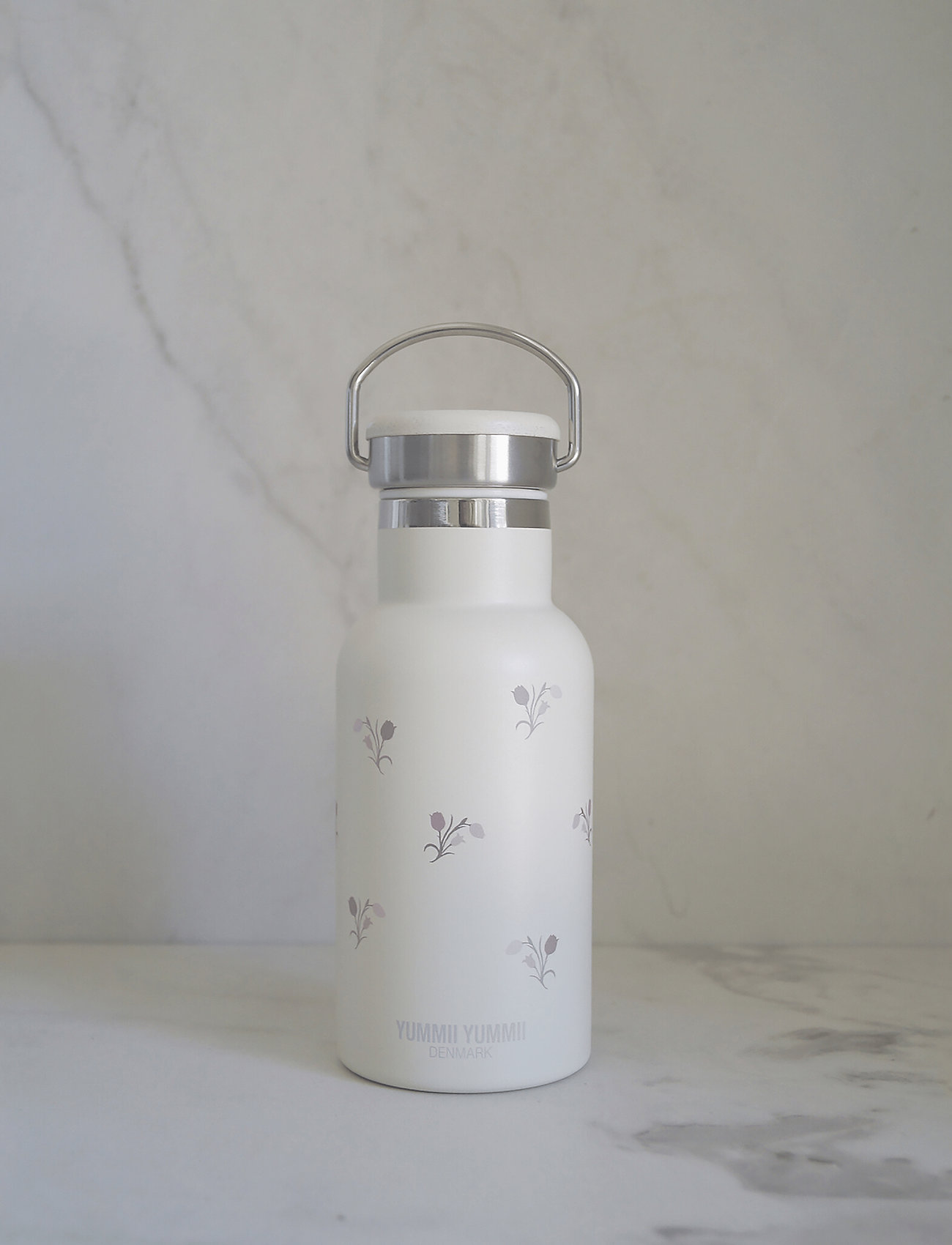 Yummii Yummii - Tulip Thermobottle small - sommerschnäppchen - pearl white w. print - 1