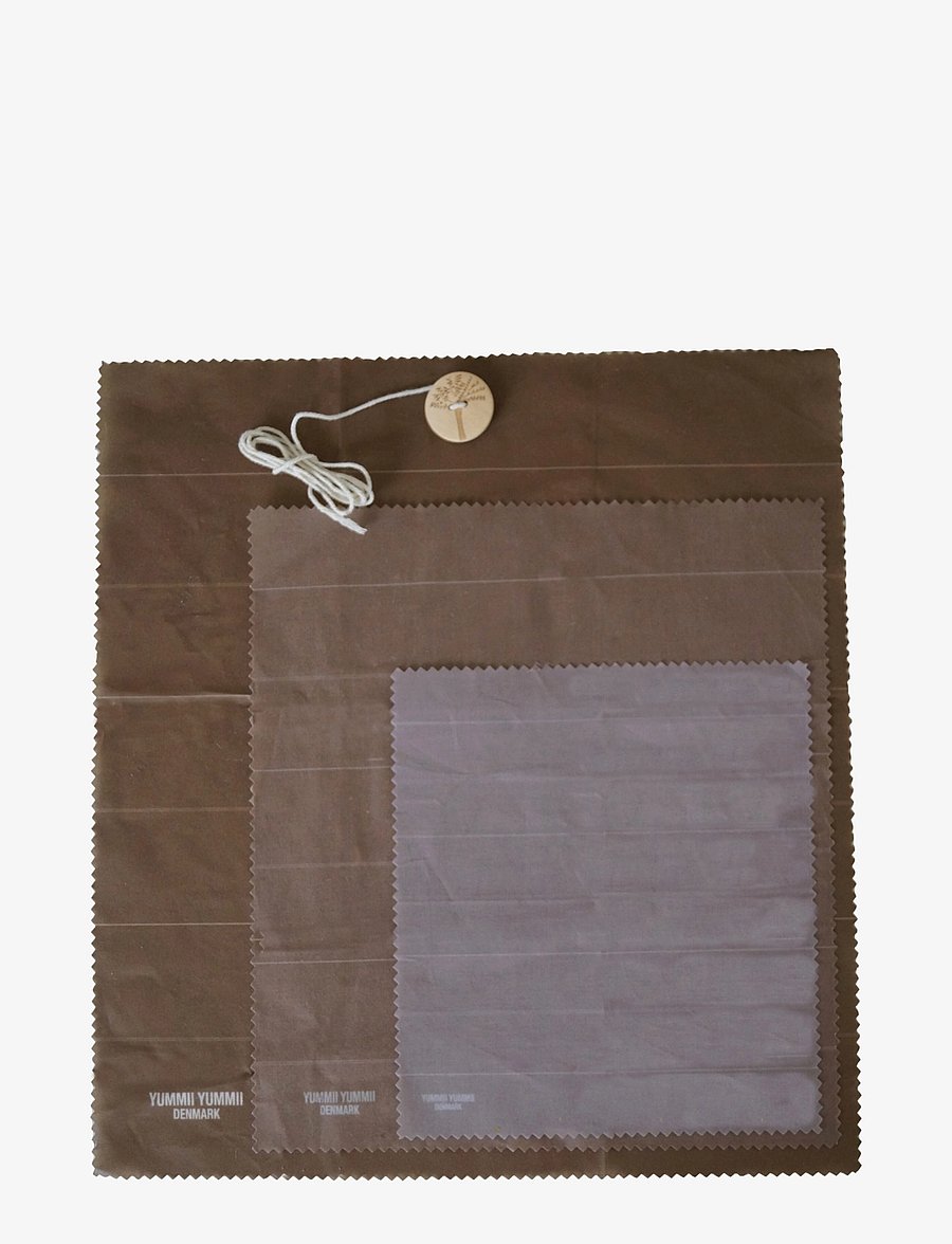 Yummii Yummii - Beeswax wrap 3 pcs. Set - brown - 0