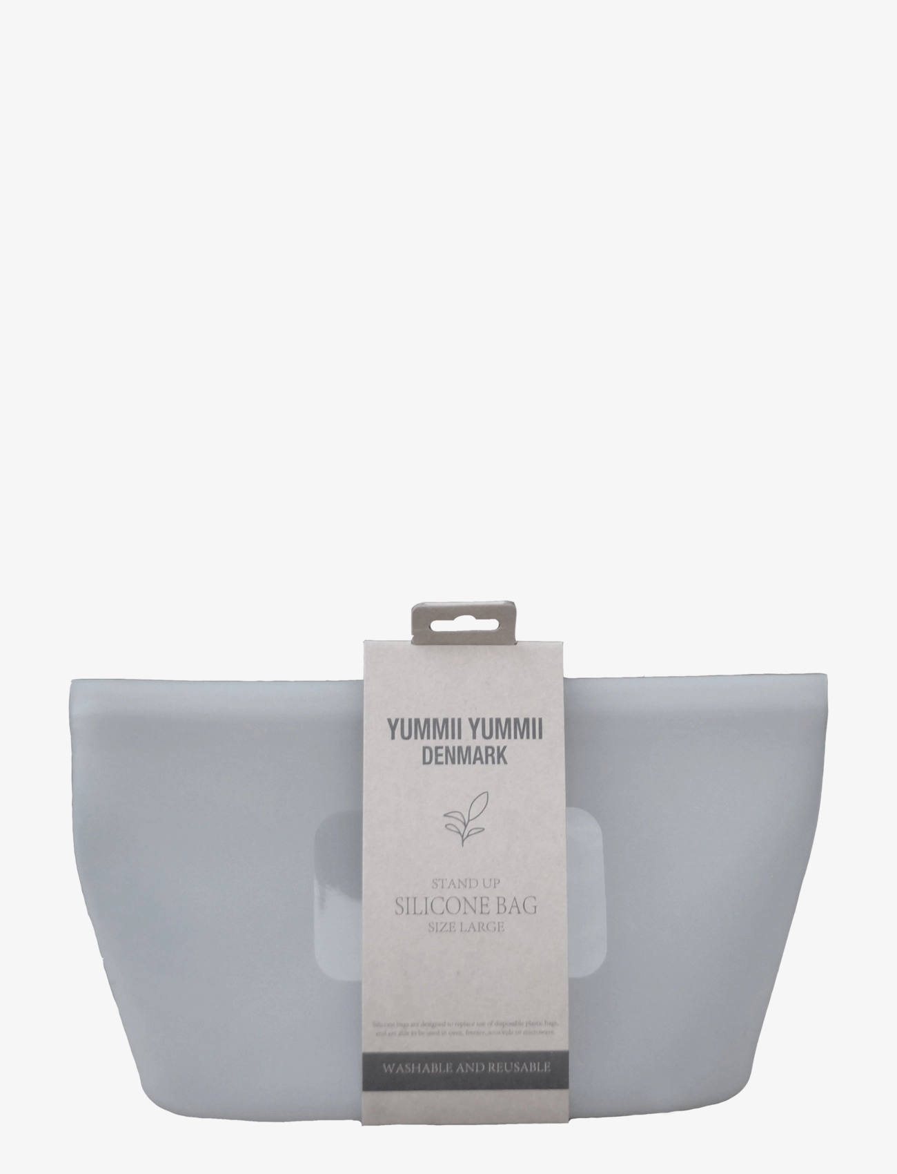 Yummii Yummii - Standup silicone bag - sea shell - large - cream - 0