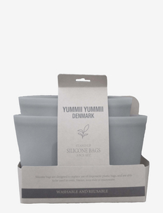 Standup silicone bags - light stone - mix set, Yummii Yummii