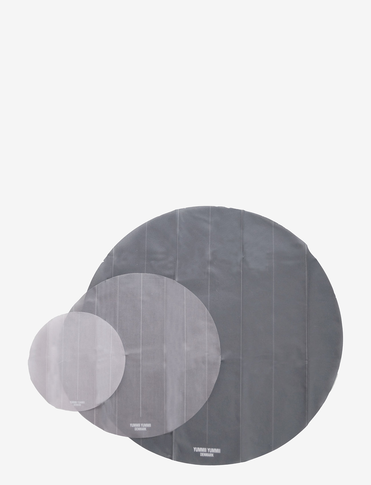 Yummii Yummii - Beeswax wrap Stone Mix Round - 3 pcs. set - grey - 0