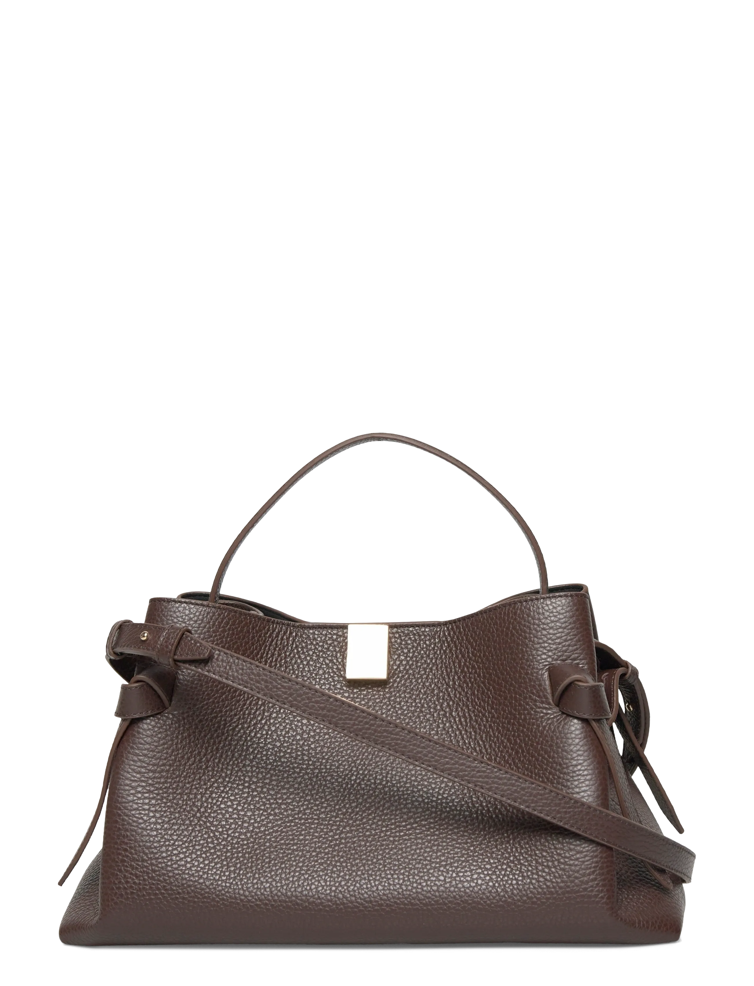 Yuzefi Gyoza Bag - Pēdējā iespēja - BROWN / brown