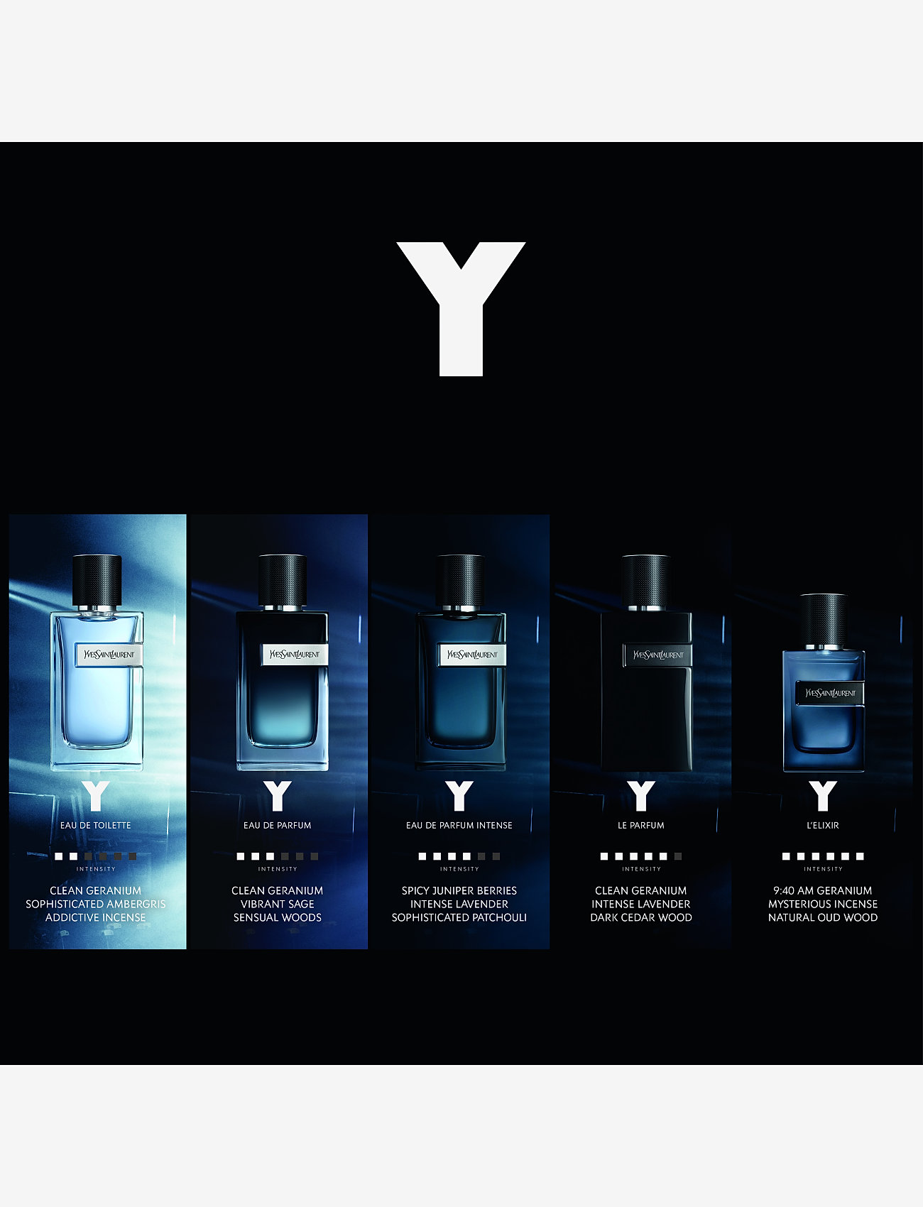 Yves Saint Laurent - Y Eau de Parfum - til ham  - clear - 5