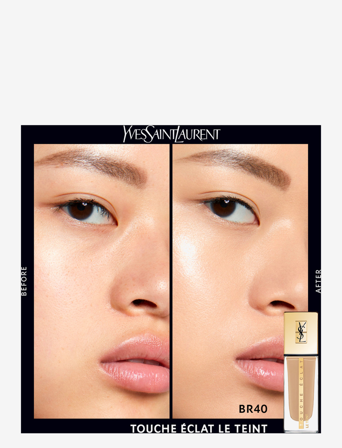 Yves Saint Laurent - Yves Saint Laurent Le Teint Fluid Foundation BR40 - smink - br40 - 4