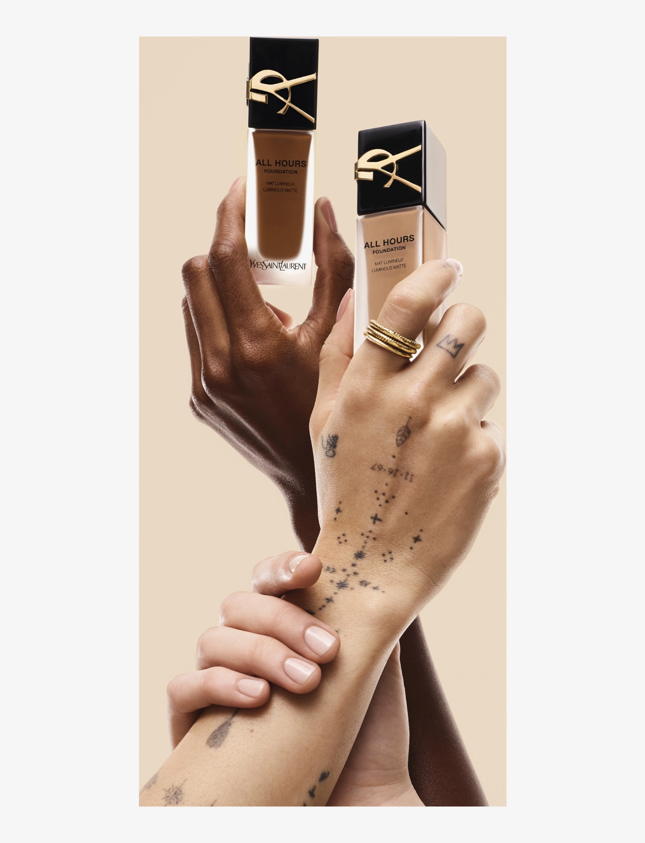 Yves Saint Laurent - Yves Saint Laurent All Hours Foundation LN7 - makeup - light ln7 - 2
