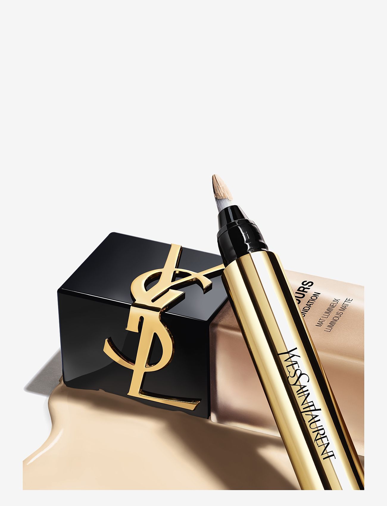 Yves Saint Laurent - Encre de Peau - All Hours - makeup - dark dn1 - 4