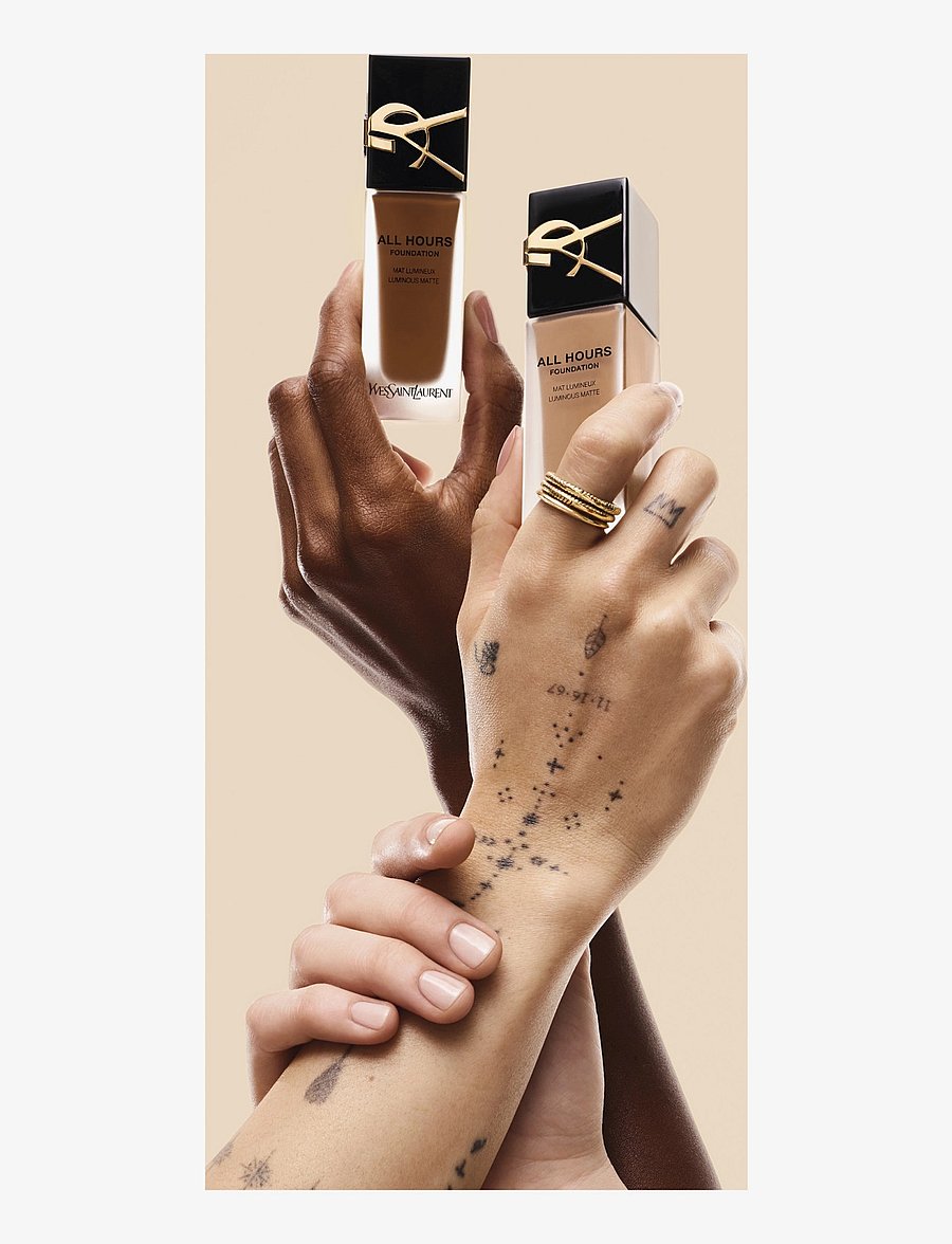 Yves Saint Laurent - Yves Saint Laurent All Hours Foundation DW7 - smink - dark dw7 - 2