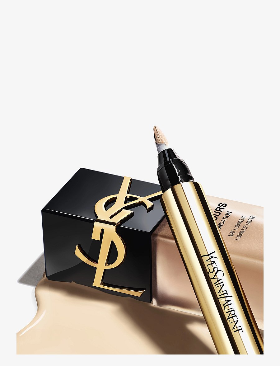 Yves Saint Laurent - Yves Saint Laurent All Hours Foundation DW7 - smink - dark dw7 - 4