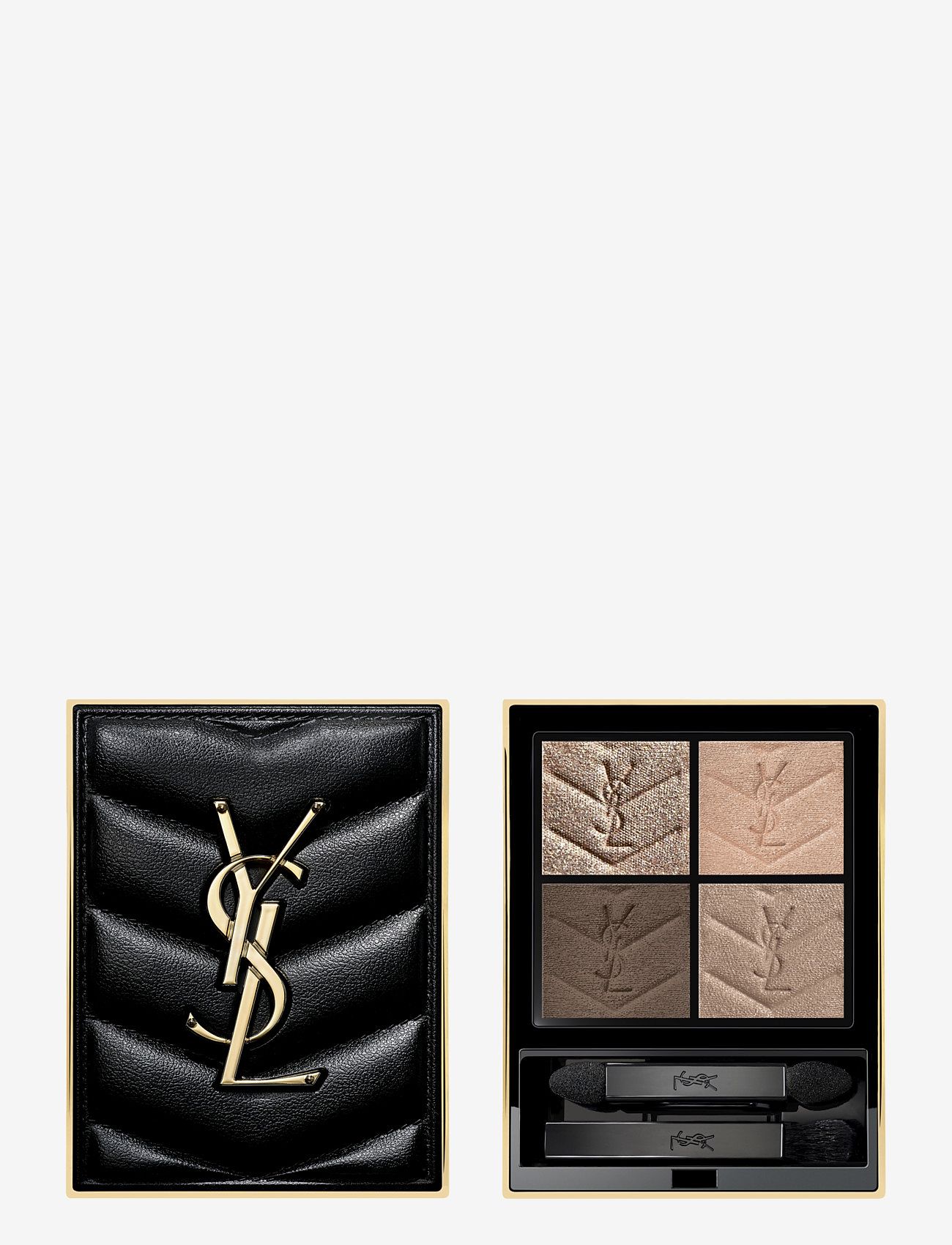 Yves Saint Laurent Ysl Couture Mini Clutch 100, Øjenpalette, Nude, Str: ONE SIZE