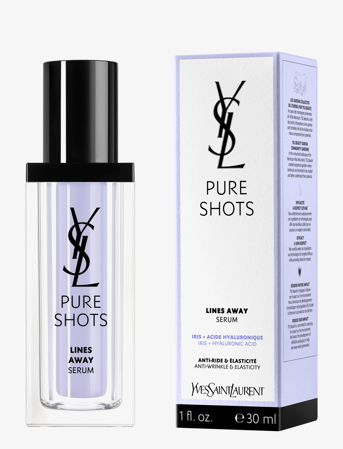 Yves Saint Laurent - Yves Saint Laurent Pure Shots Lines Away 30ml - serum - clear - 1