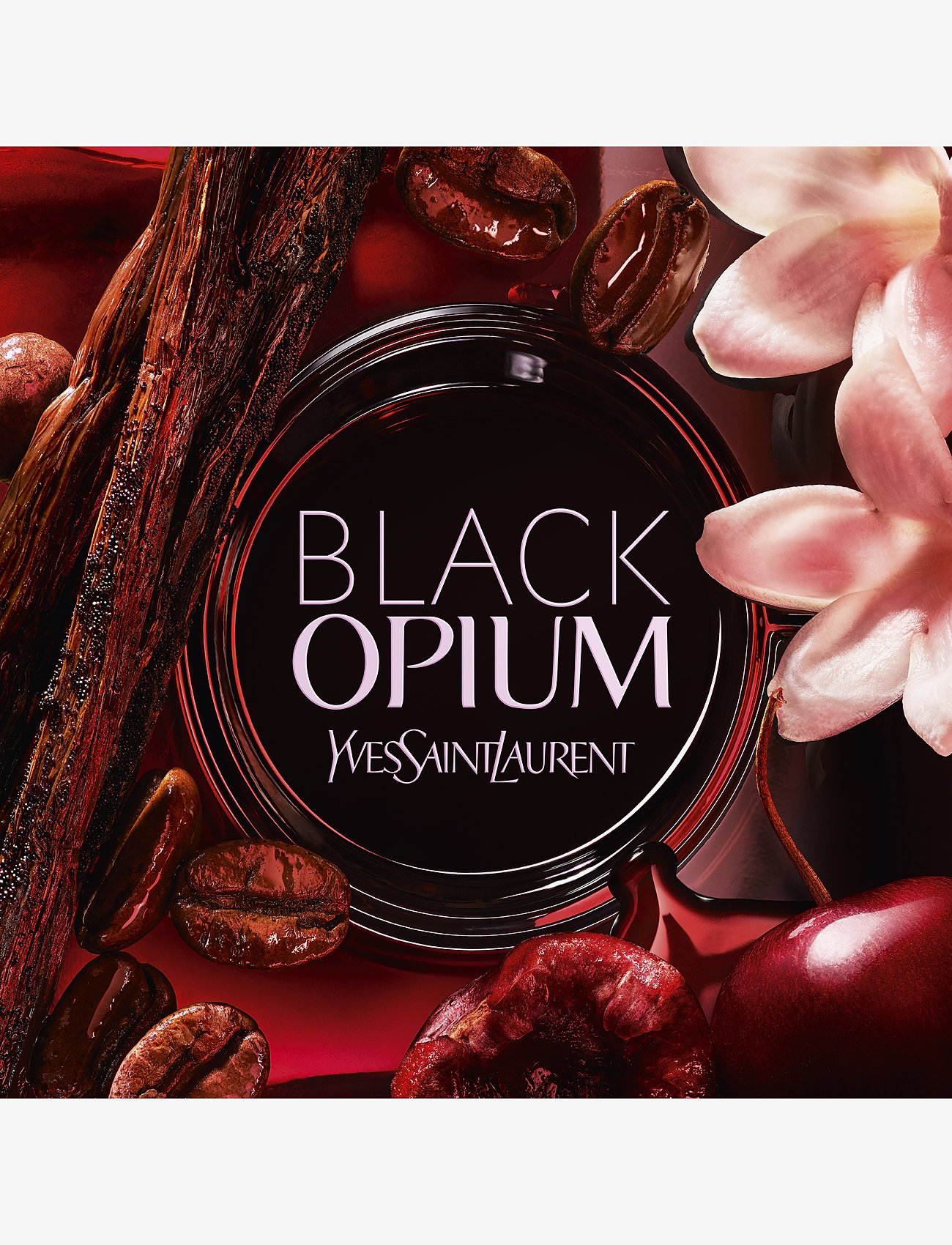 Yves Saint Laurent - Yves Saint Laurent Black Opium Eau de Parfum Over Red 50ml - bliv klar til date night - clear - 3
