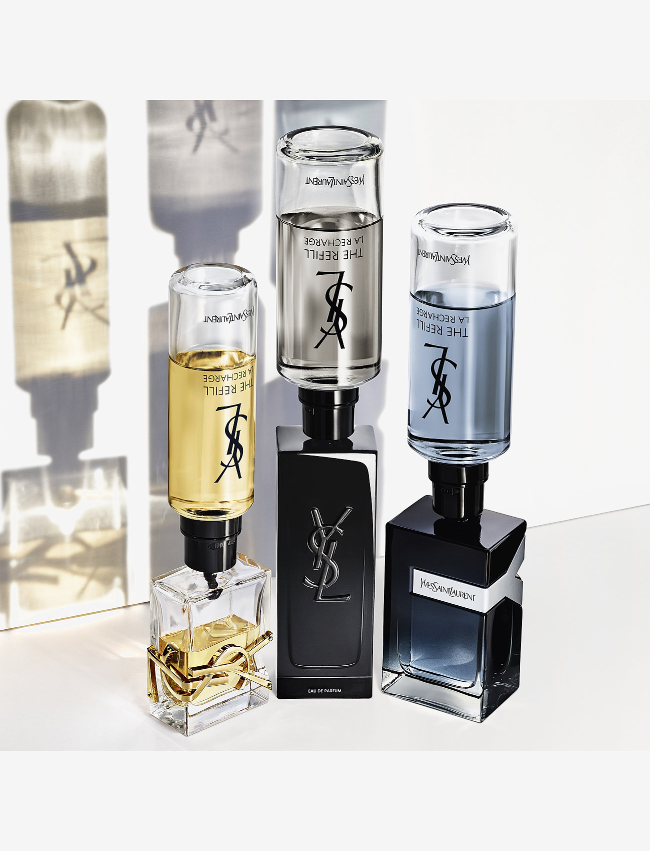 Yves Saint Laurent - Yves Saint Laurent Y Eau De Parfum Refill 150ml - till honom  - clear - 5
