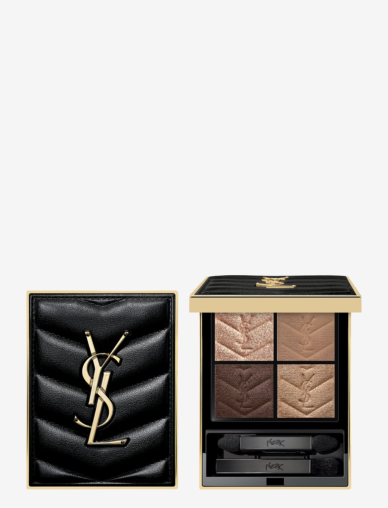 Yves Saint Laurent Ysl Couture Mini Clutch 710, Øjenpalette, Multi/mønstret, Str: ONE SIZE