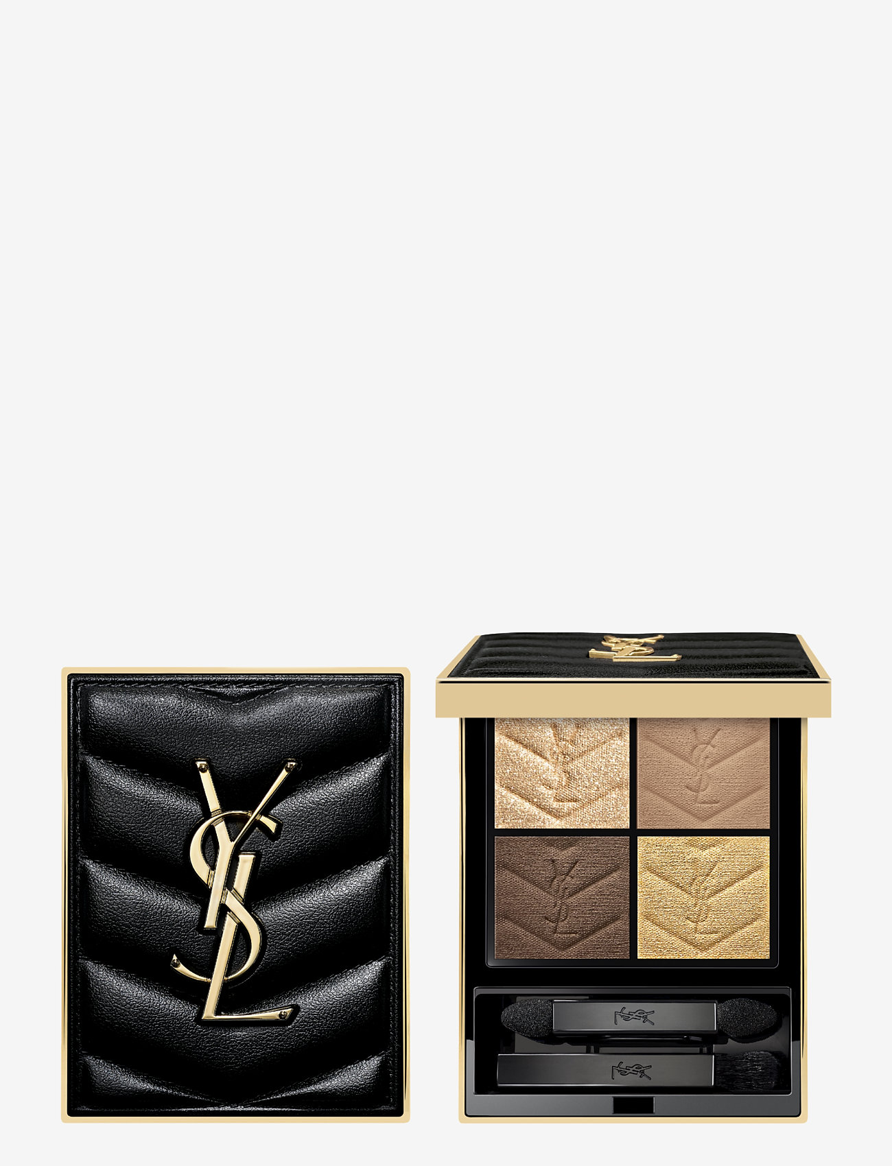Yves Saint Laurent Ysl Couture Mini Clutch 800, Øjenpalette, Multi/mønstret, Str: ONE SIZE