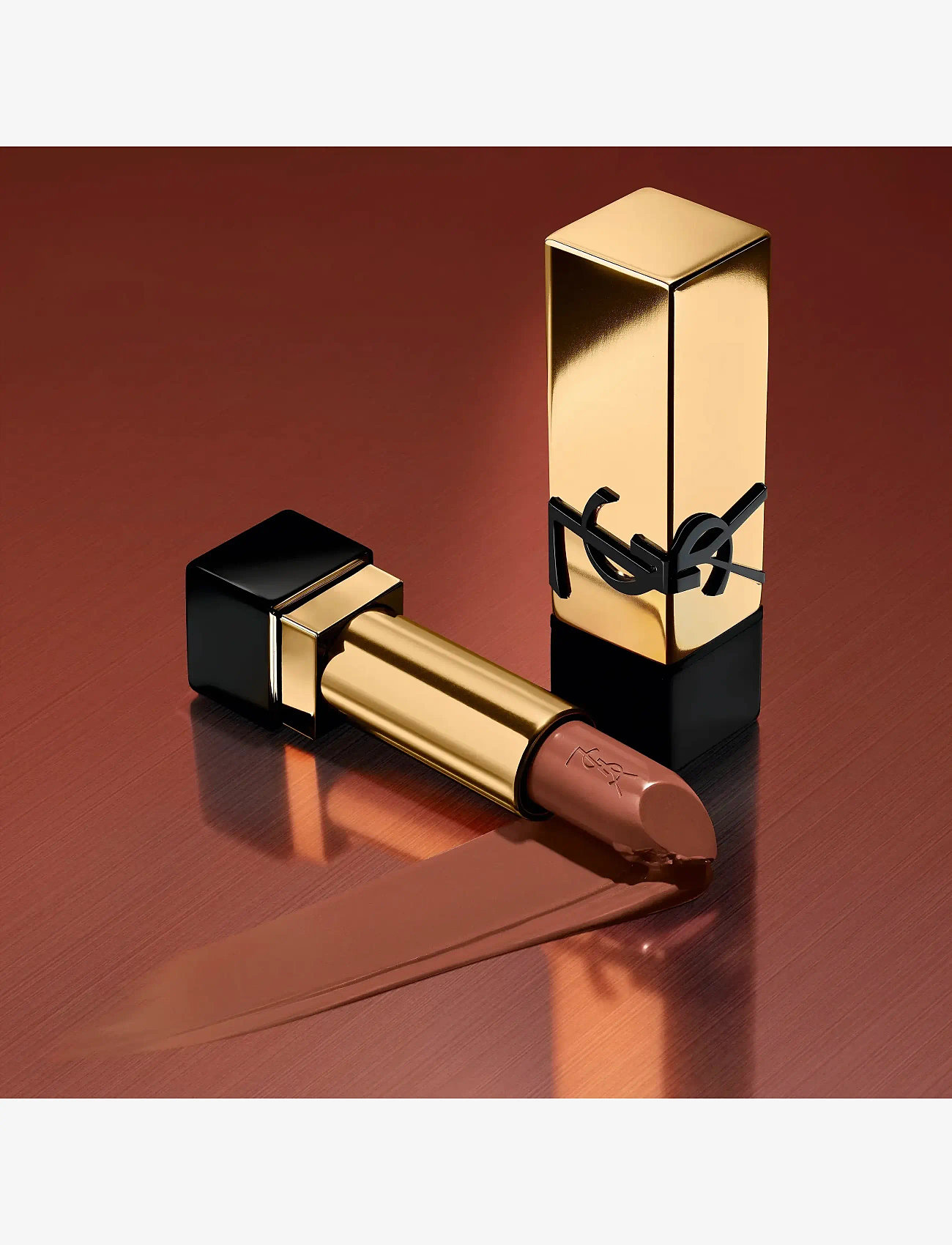 Yves Saint Laurent - Yves Saint Laurent Rouge Pur Couture Pure Color-In-Care Satin Lipstick - makeup - beige affair - 2