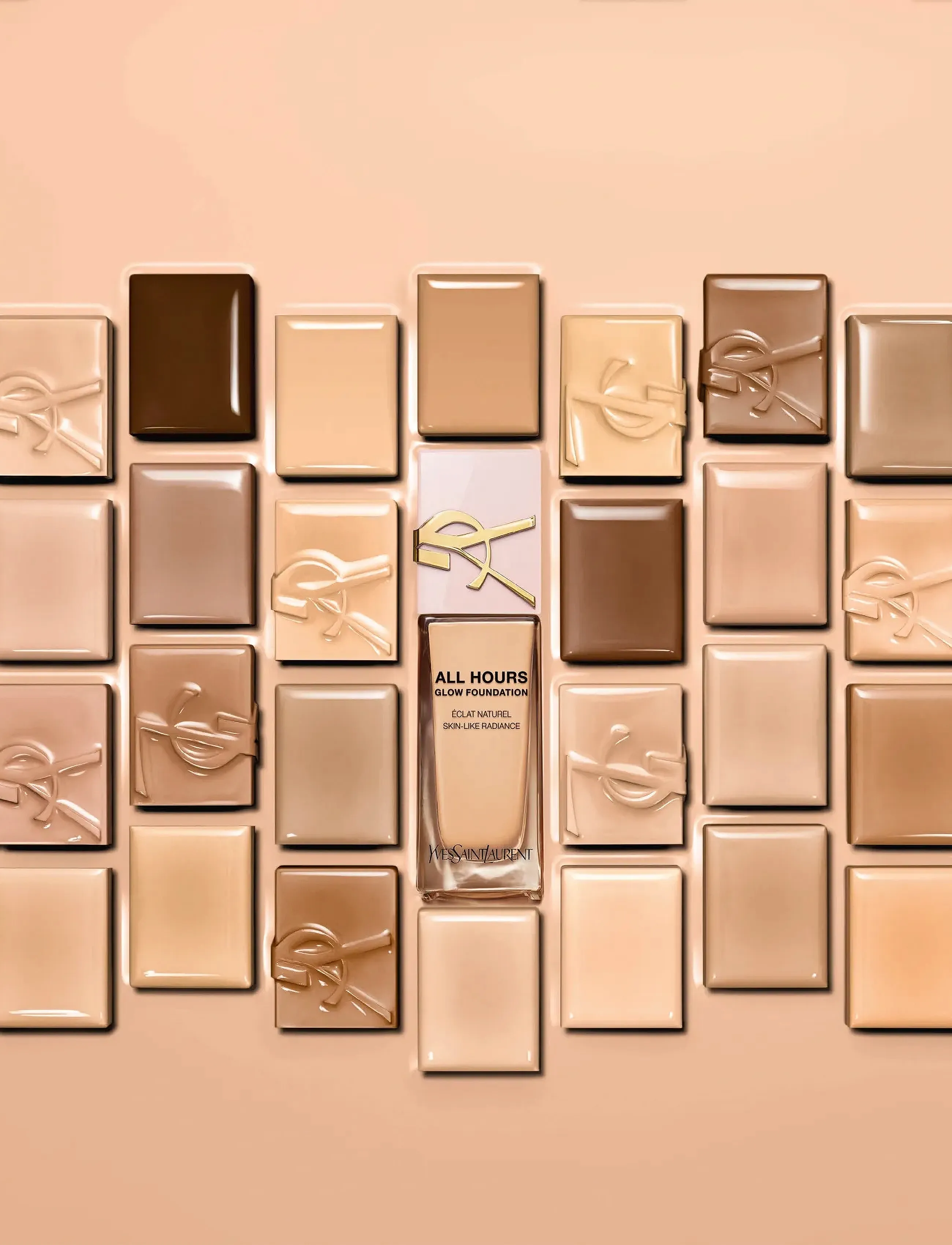 Yves Saint Laurent Ysl All Hours Glow Foundation, 25 ml, Ansigt > Foundation, Dame