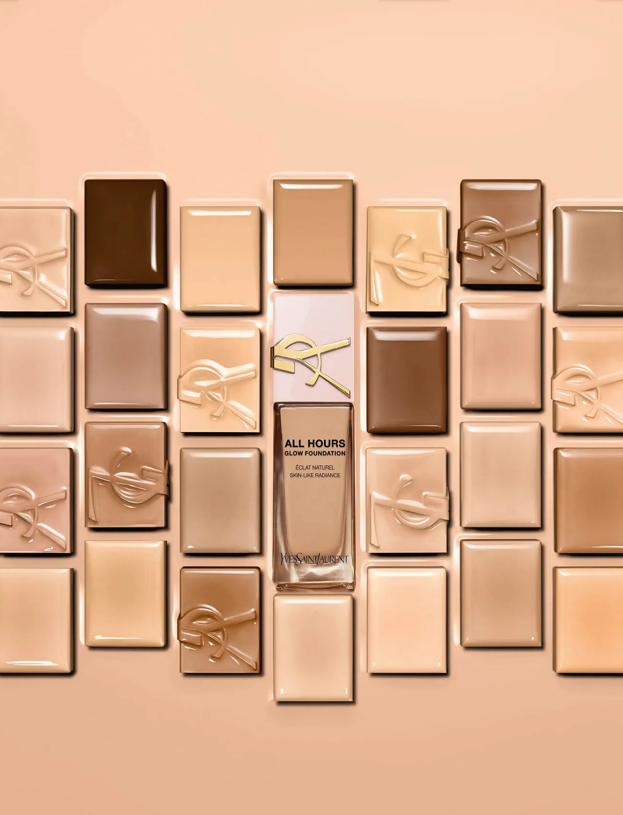 Yves Saint Laurent Ysl All Hours Glow Foundation, 25 ml, Ansigt > Foundation, Dame