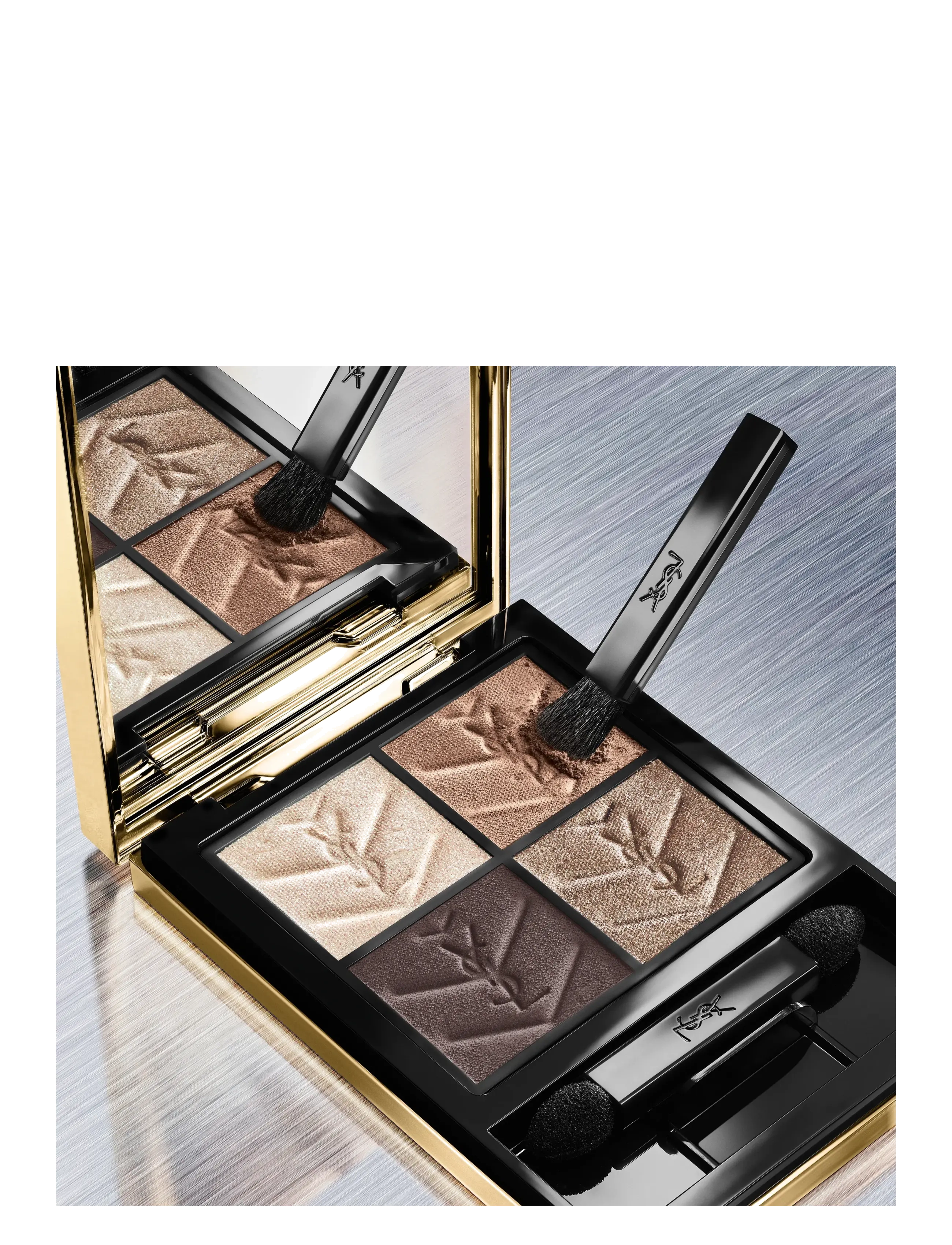 Yves Saint Laurent - Yves Saint Laurent Couture Mini Clutch 720 - Øjne & bryn - clear - 1