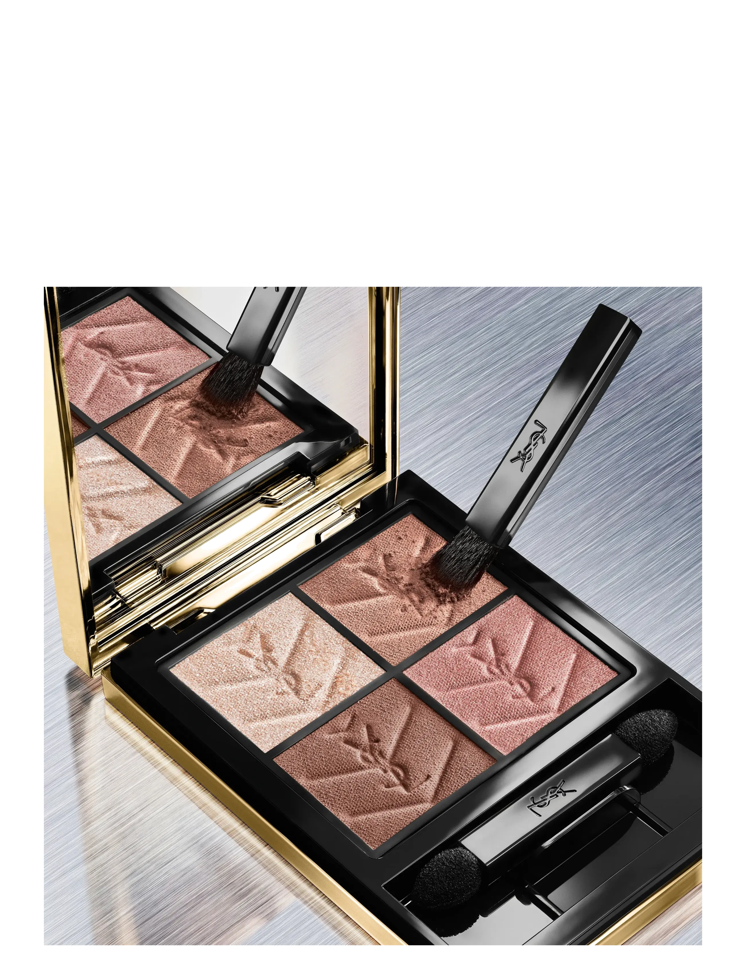 Yves Saint Laurent - Yves Saint Laurent Couture Mini Clutch 730 - Ögon & bryn  - clear - 1