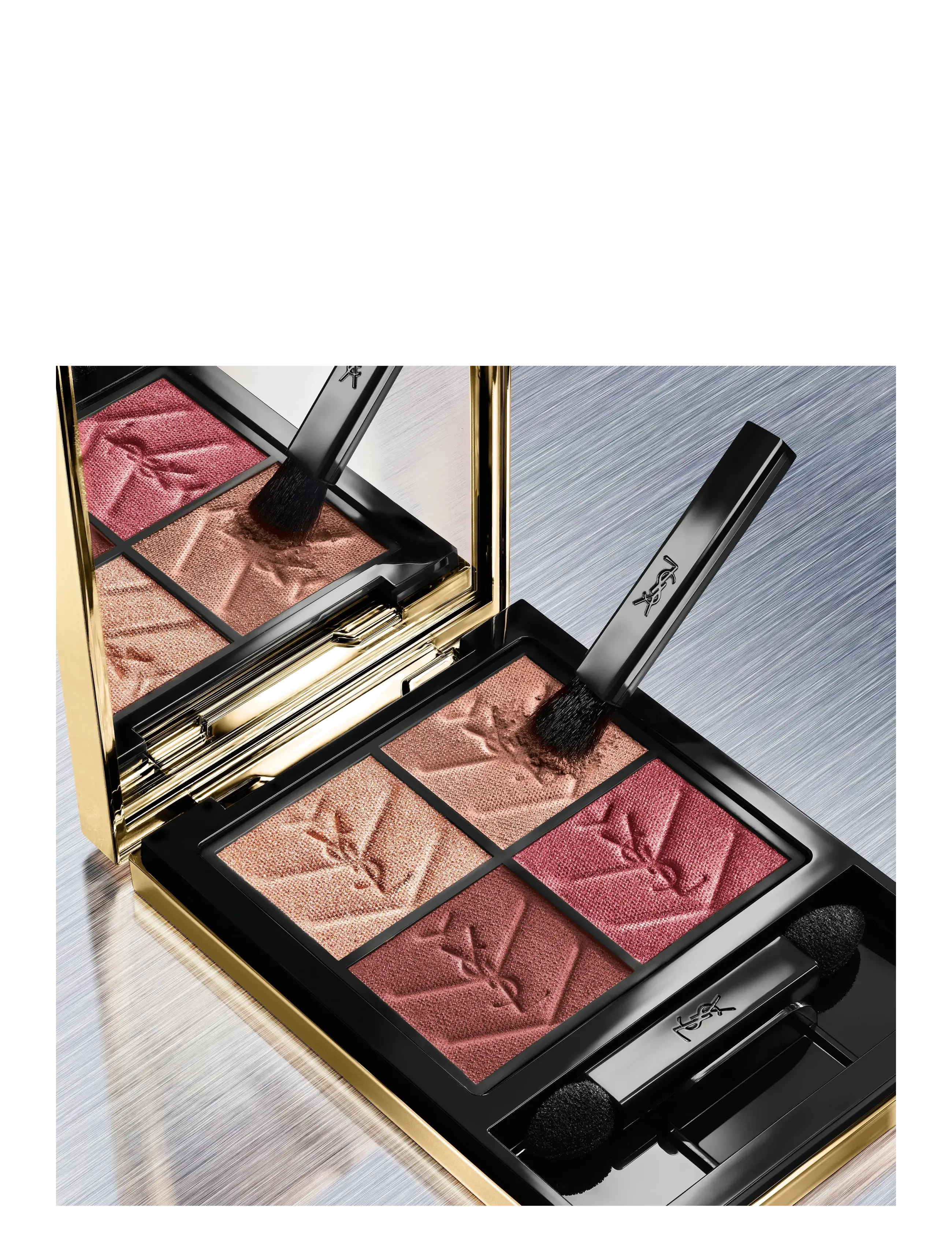 Yves Saint Laurent - Yves Saint Laurent Couture Mini Clutch - silmät ja kulmakarvat - clear - 1
