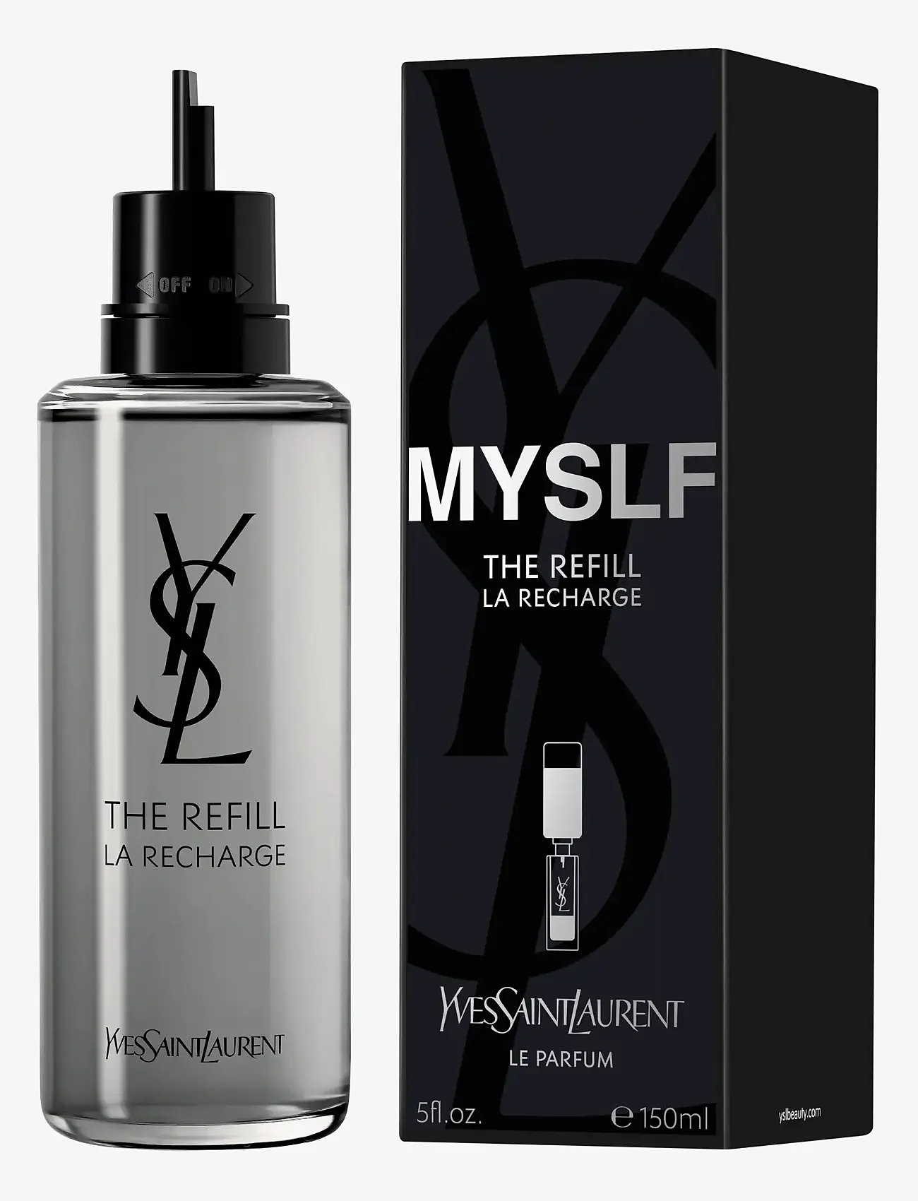 Yves Saint Laurent - Yves Saint Laurent MYSLF Le Parfum Refill 150ml - till honom  - clear - 1