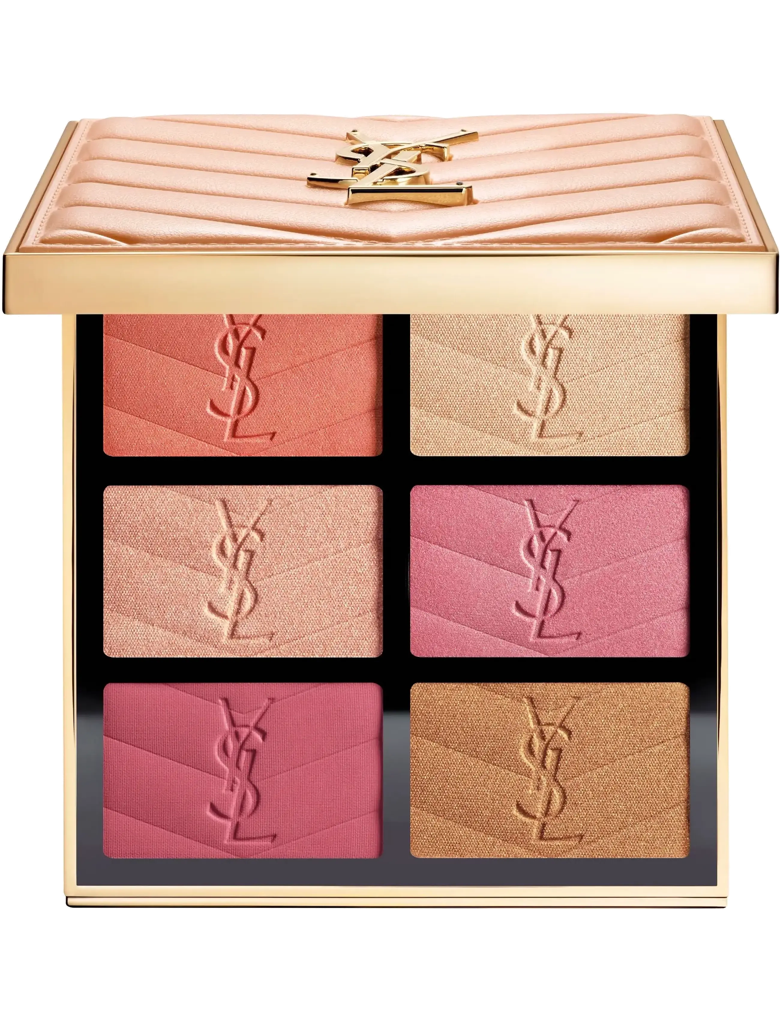 Yves Saint Laurent YSL COUTURE FACE PALETTE BLUSH & HIGHLIGHTER - GOLDEN OASIS - Gåva vid köp - GOLDEN OASIS / multi