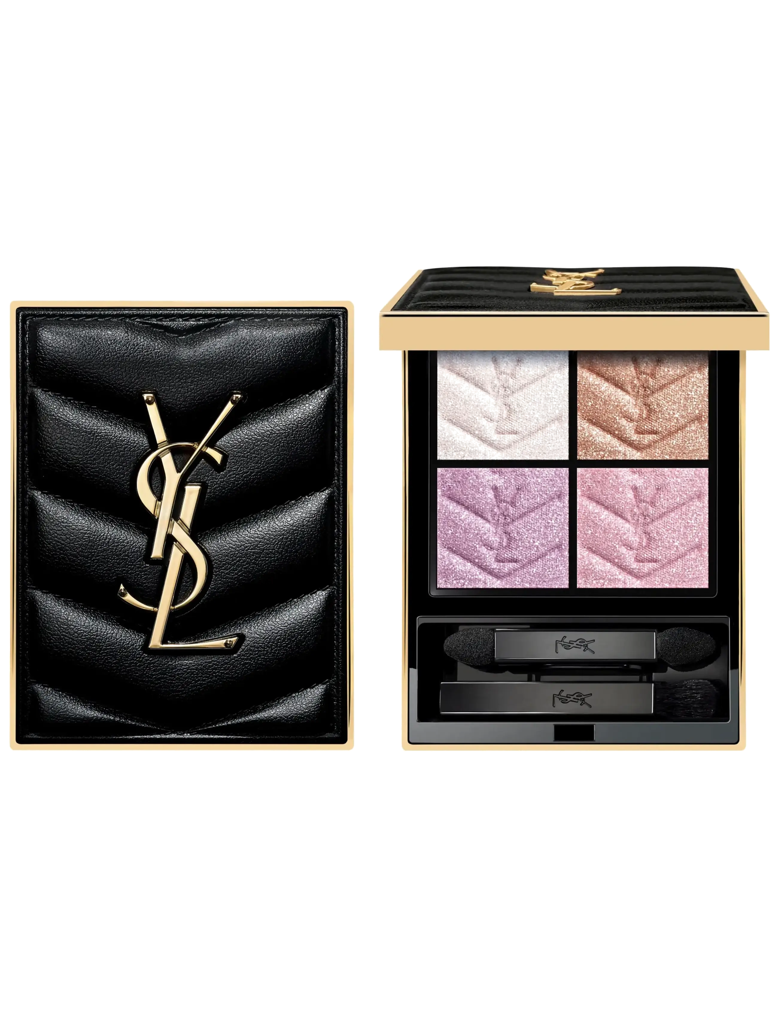 Yves Saint Laurent Ysl Couture Mini Clutch, Øjenpalette, Multi/mønstret, Str: 4 G
