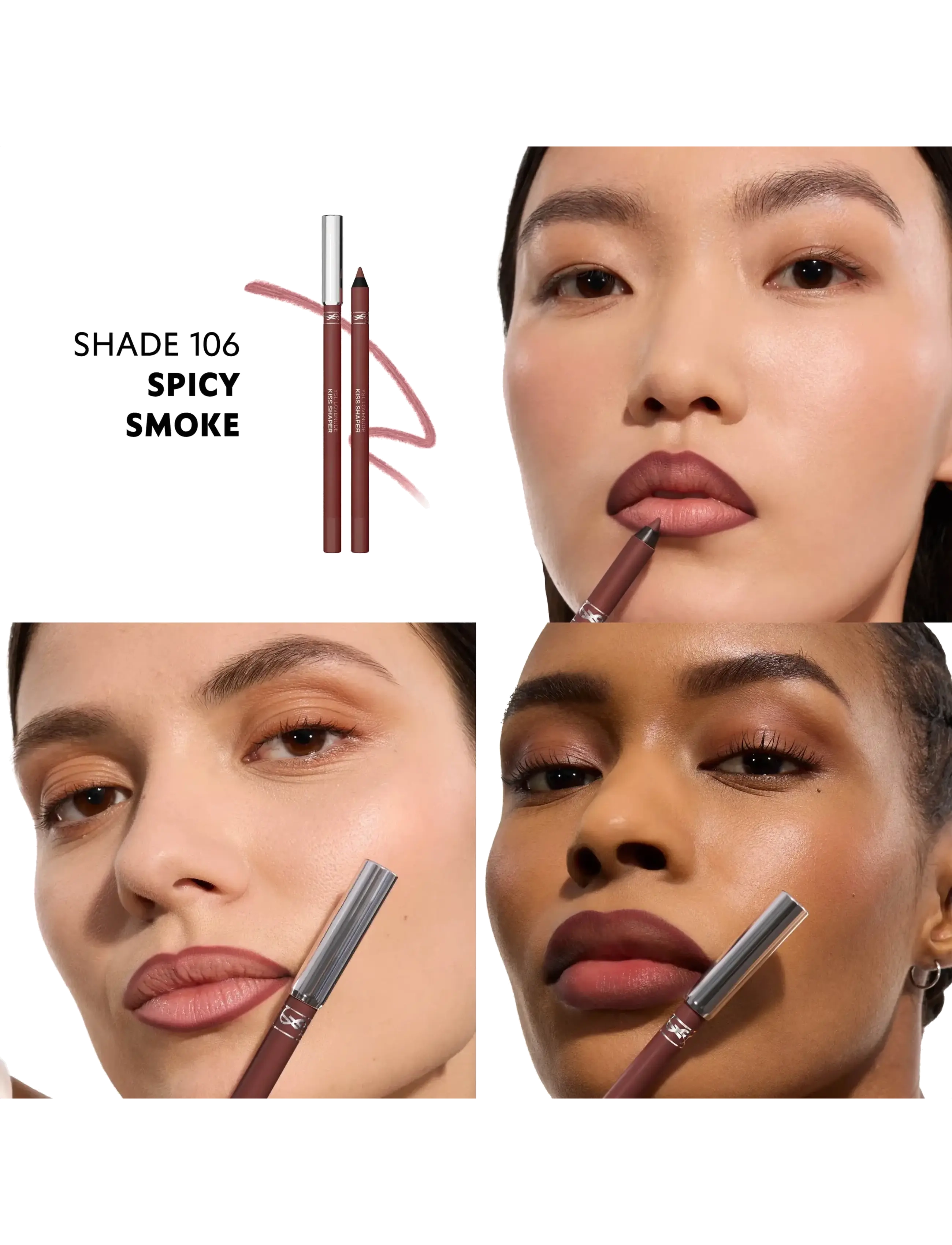 Yves Saint Laurent - YSL LOVENUDE Kiss Shaper Sculpting Lip Liner - makeup - 105 burnt honey - 4