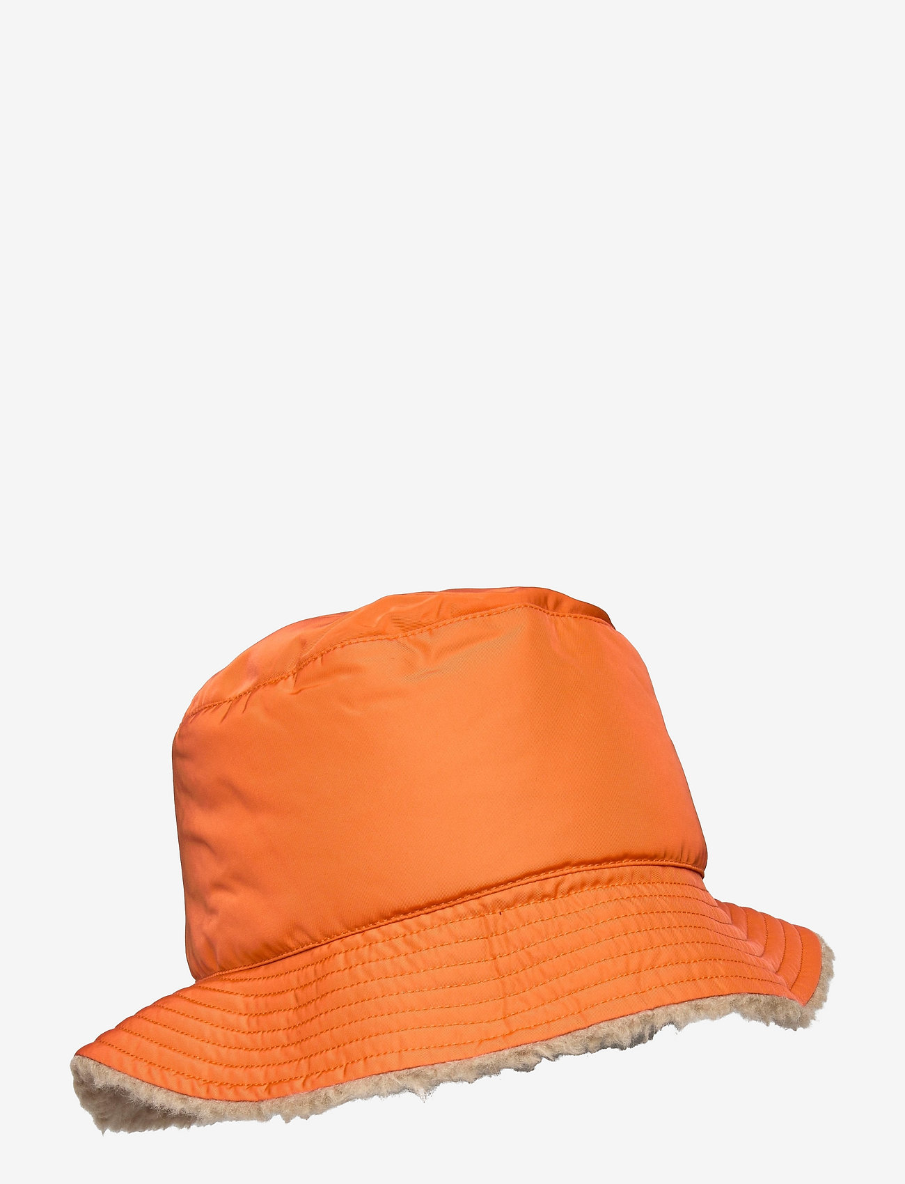 Yves Salomon - Hat Wool/Technical Fabric - kibirėlio formos kepurės - sable/vitamine - 0