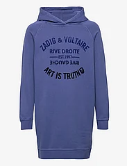 Zadig & Voltaire Kids - DRESS - langärmelige freizeitkleider - blue - 0