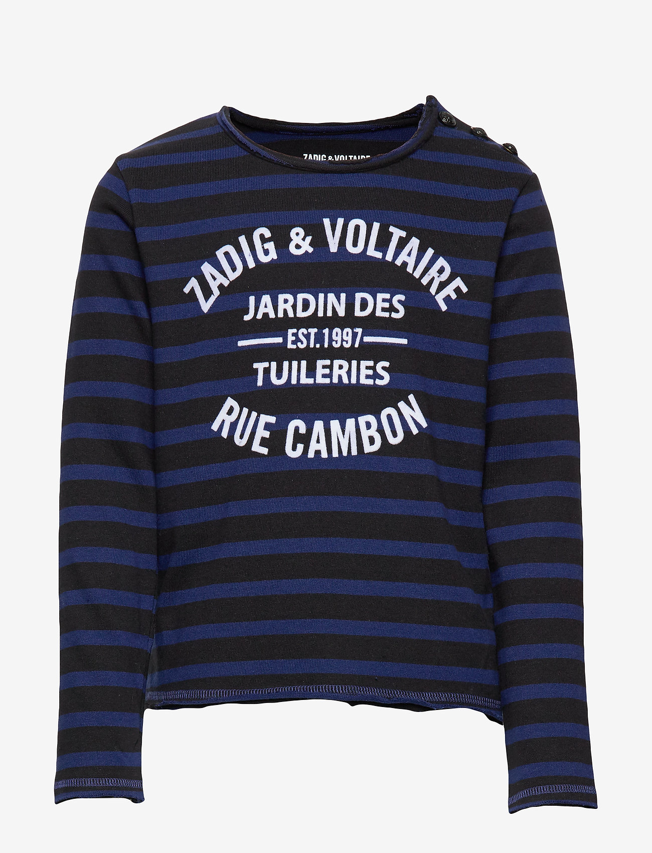 Zadig & Voltaire Kids - LONG SLEEVE T-SHIRT - black/blue - 0