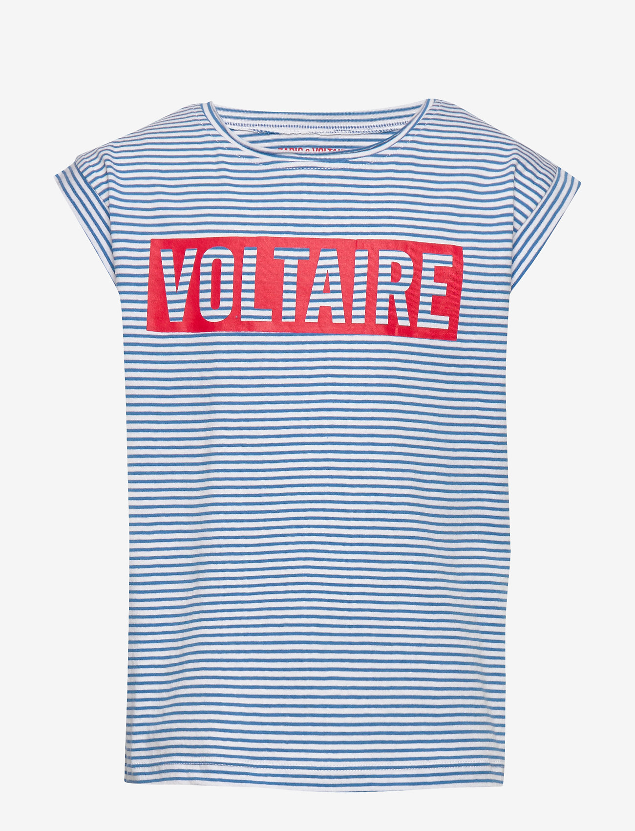 Zadig & Voltaire Kids - SHORT SLEEVES TEE-SHIRT - white  blue - 0
