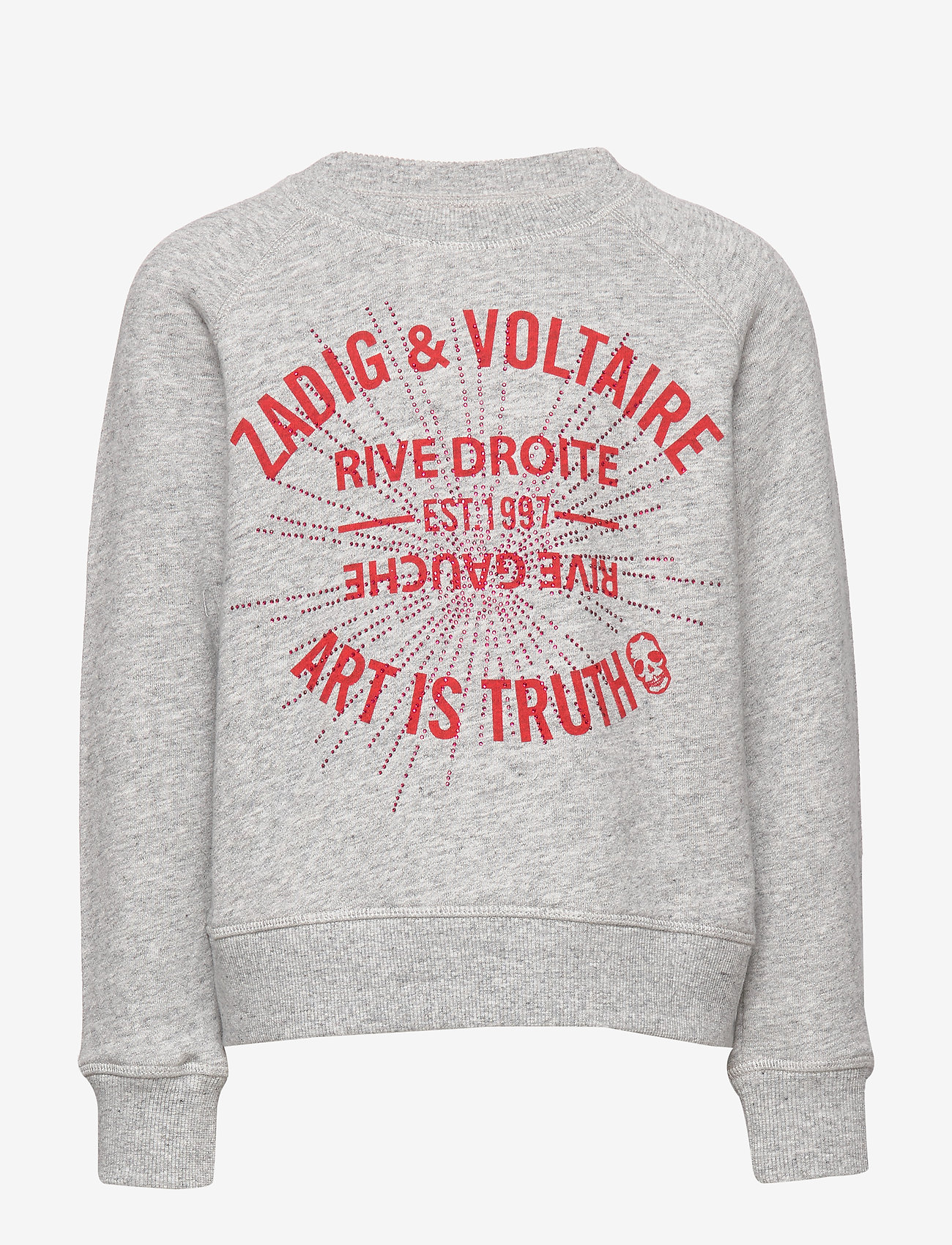 Zadig & Voltaire Kids - SWEATSHIRT - chine grey - 0