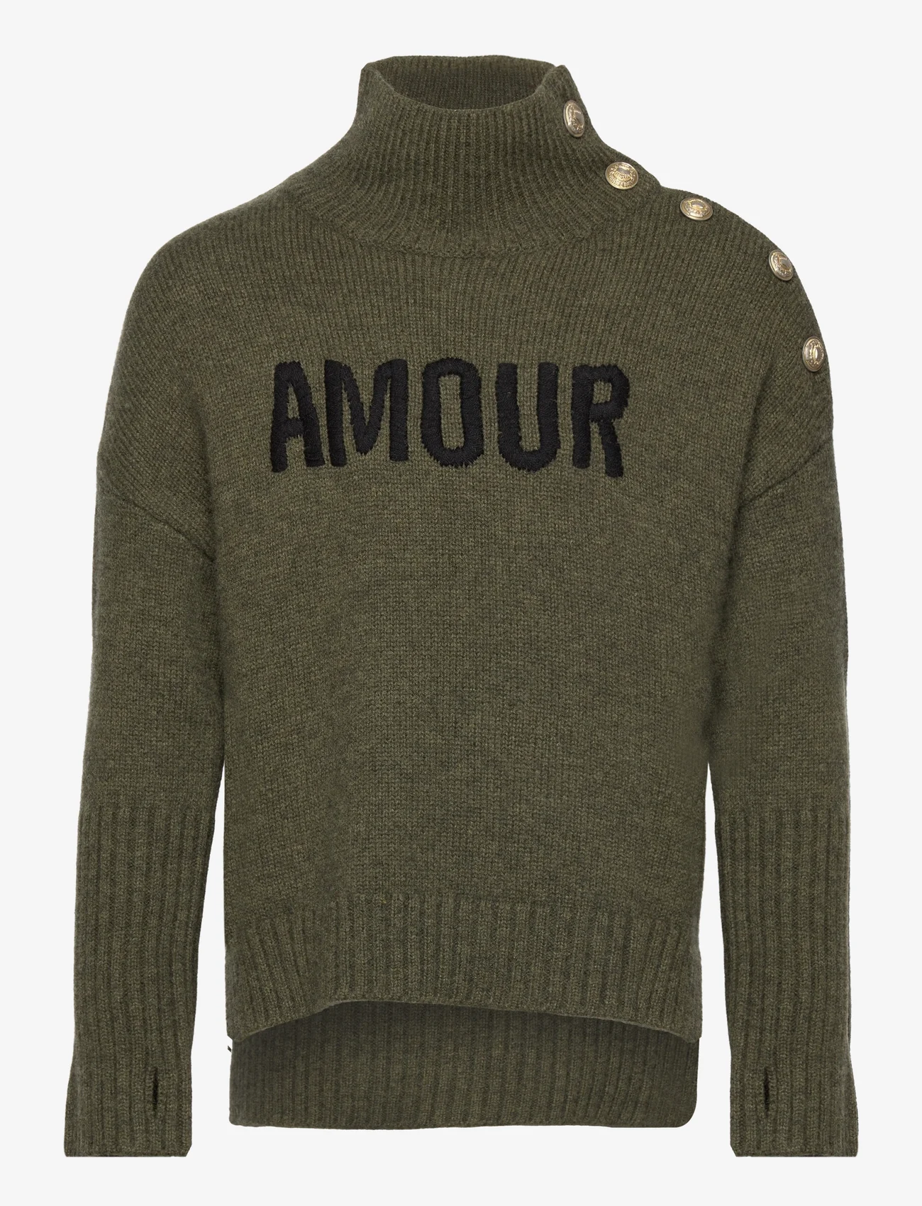 Zadig & Voltaire Kids - POLO NECK SWEATER OR JUMPER - golfy - green marl - 0