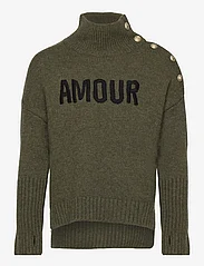 Zadig & Voltaire Kids - POLO NECK SWEATER OR JUMPER - pologenser - green marl - 0