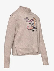 Zadig & Voltaire Kids - POLO NECK SWEATER OR JUMPER - swetry - chine beige - 3