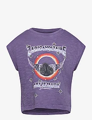 Zadig & Voltaire Kids - SHORT SLEEVES TEE-SHIRT - t-krekli ar īsām piedurknēm - purple - 0