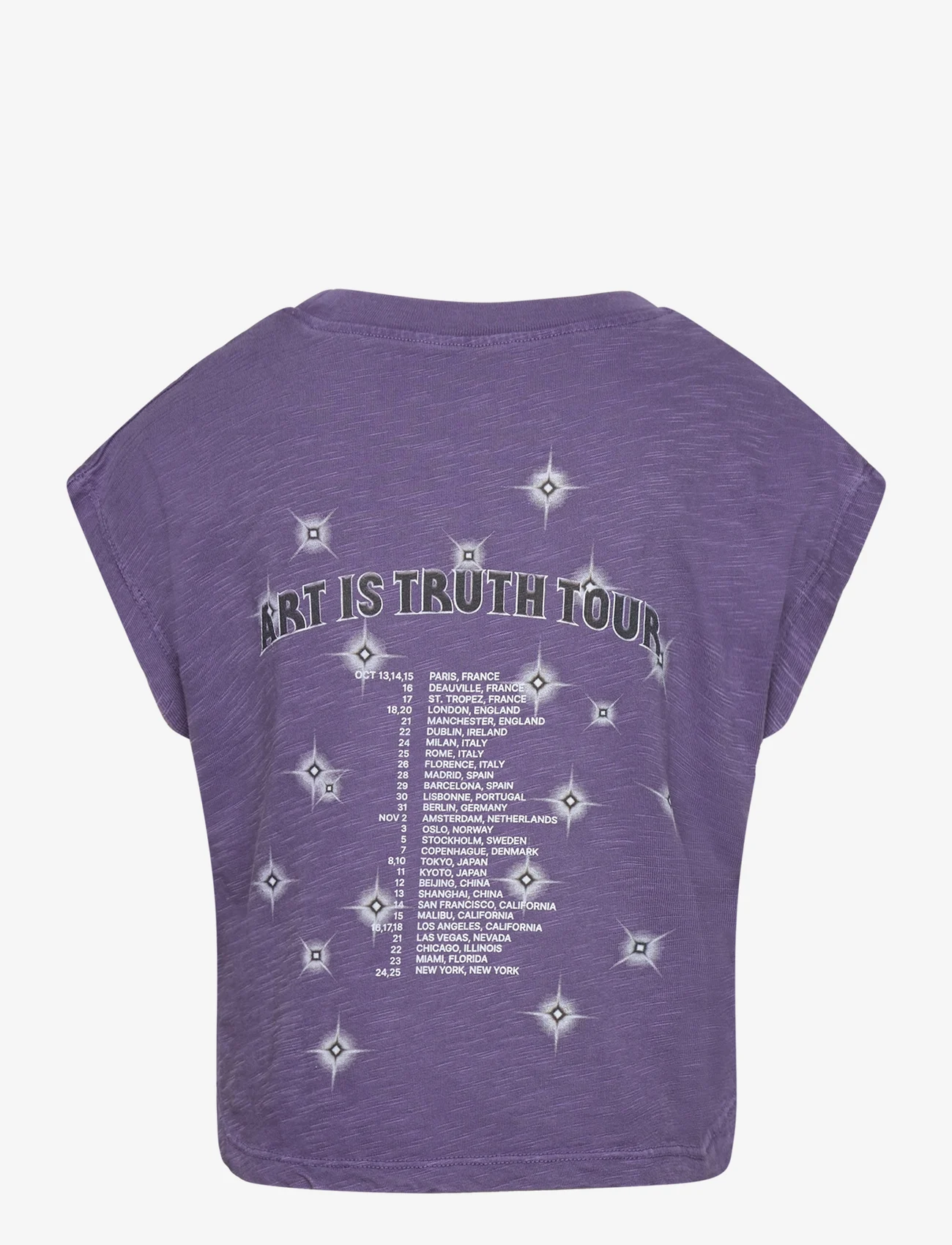 Zadig & Voltaire Kids - SHORT SLEEVES TEE-SHIRT - kortermede t-skjorter - purple - 1