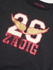 Zadig & Voltaire Kids - LONG SLEEVE T-SHIRT - långärmade t-shirts - black - 2
