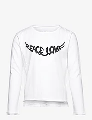 Zadig & Voltaire Kids - LONG SLEEVE T-SHIRT - langærmede t-shirts - white - 0