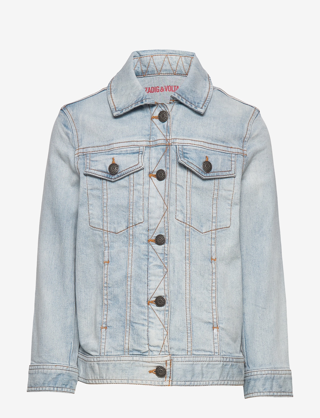 Zadig & Voltaire Kids - DENIM JACKET - stone pulverisation - 0